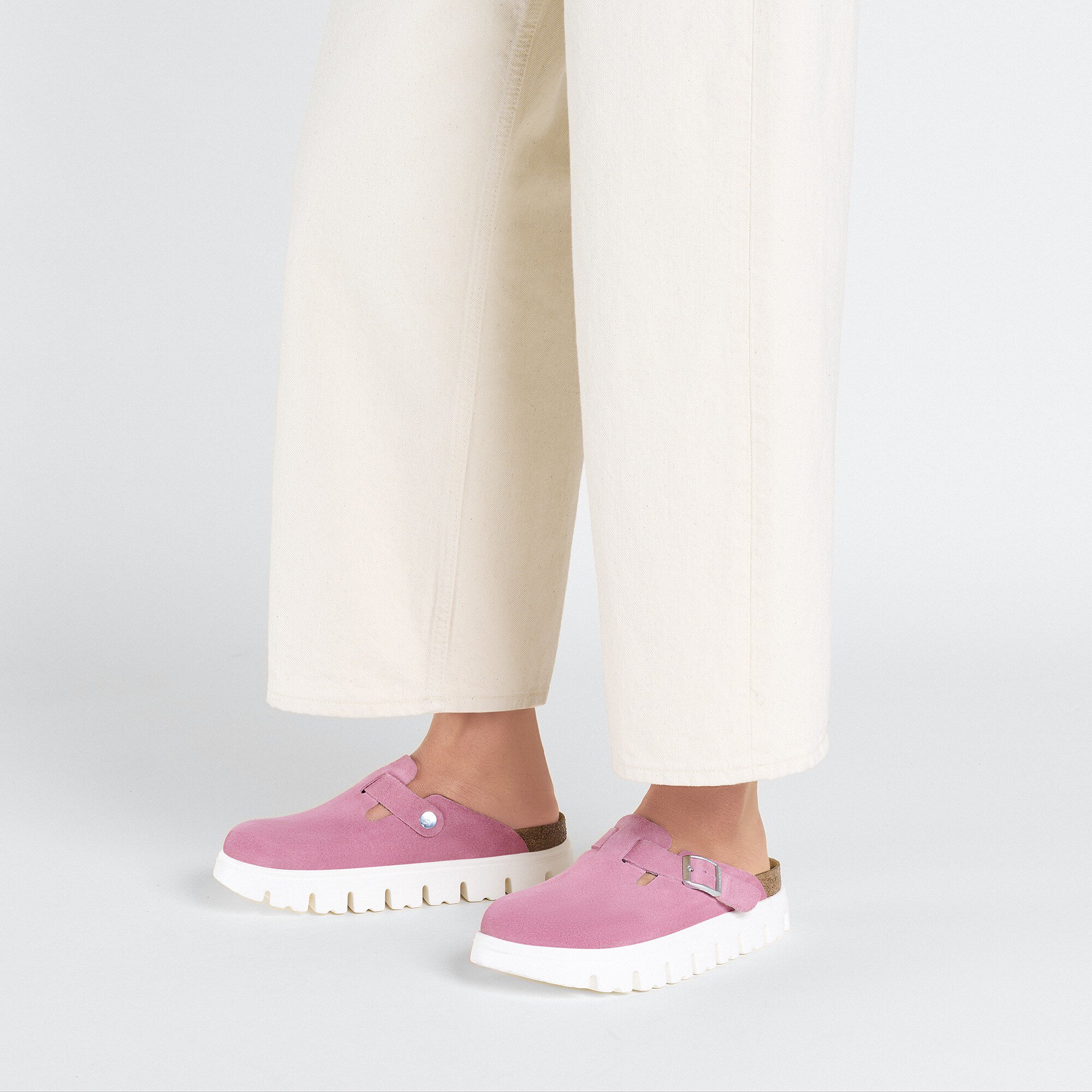 Boston Kids Birkibuc Pink Clay | BIRKENSTOCK
