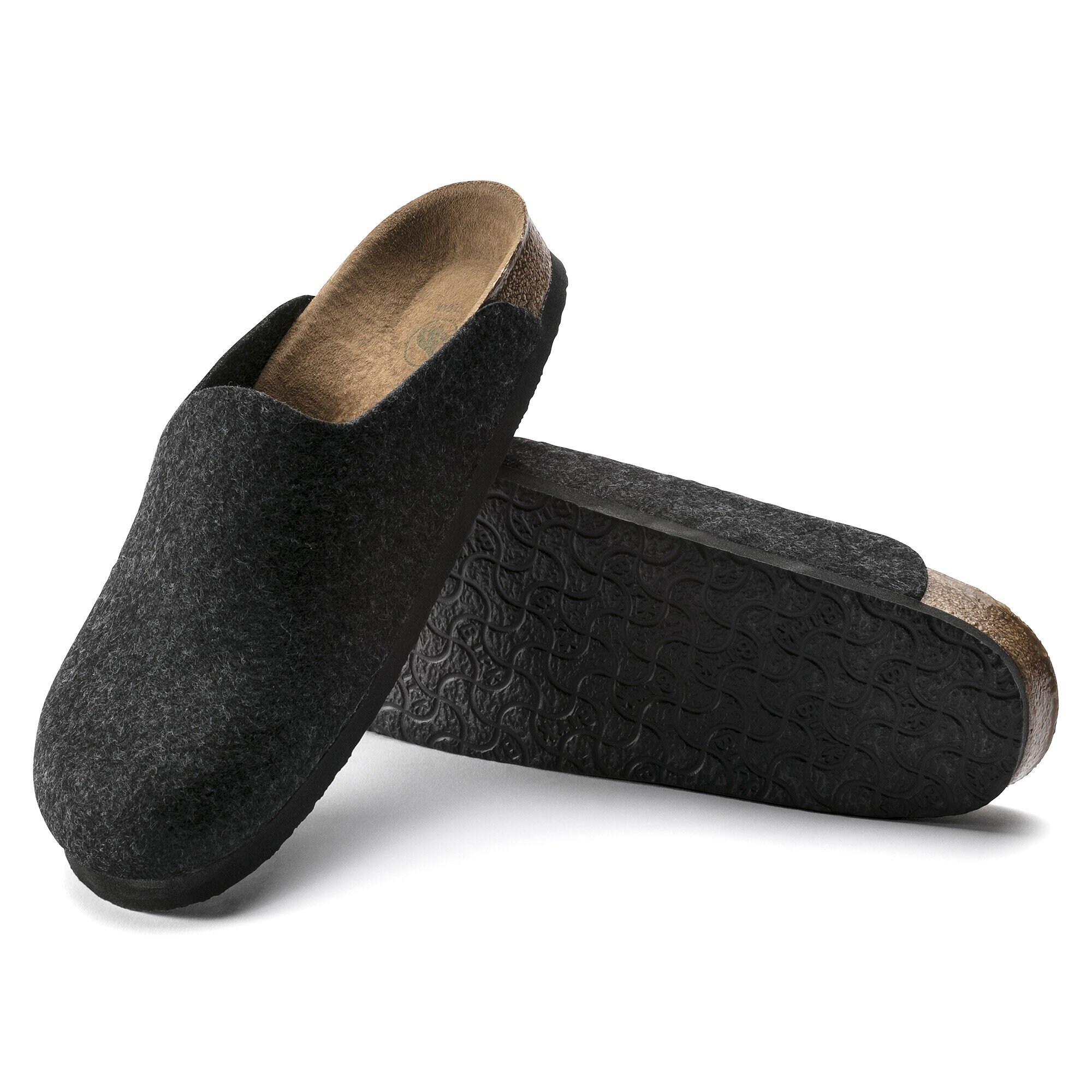 birkenstock amsterdam felt clogs