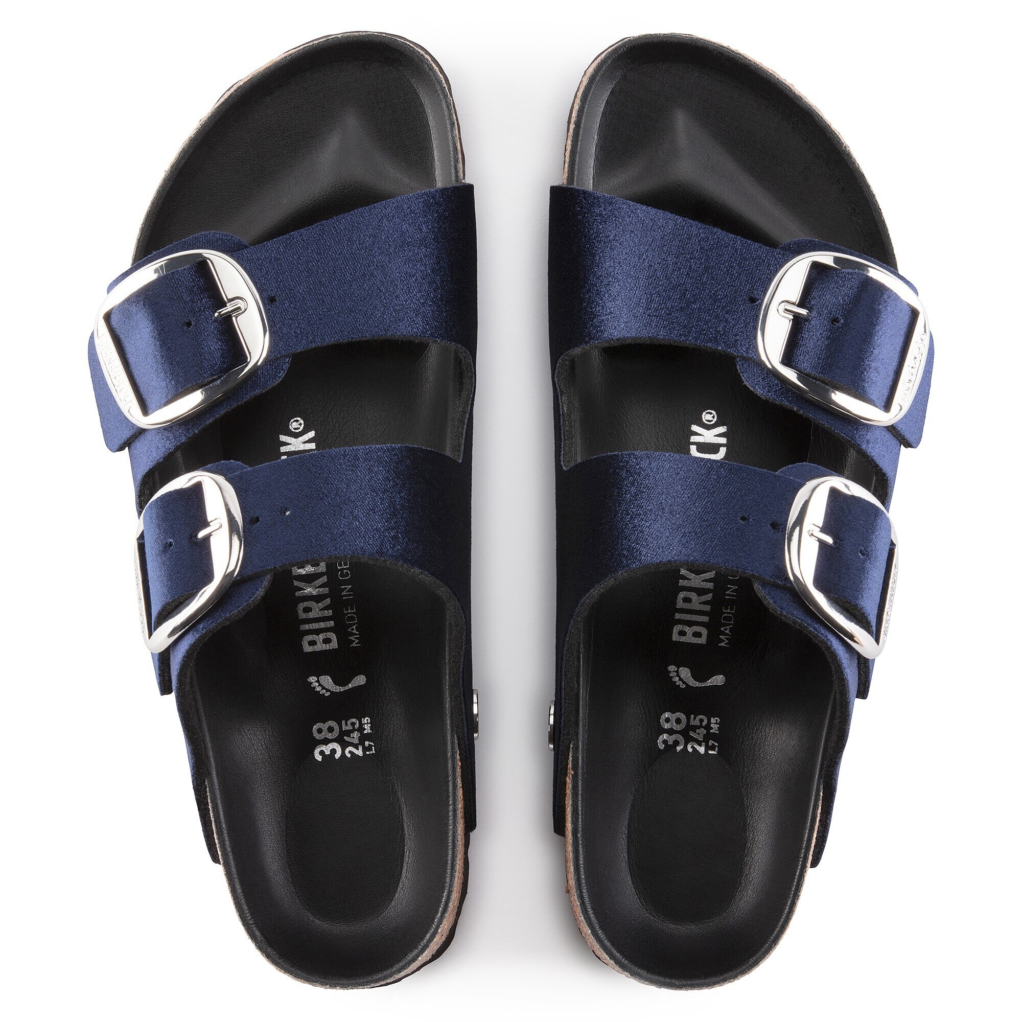 Velvet birkenstocks best sale