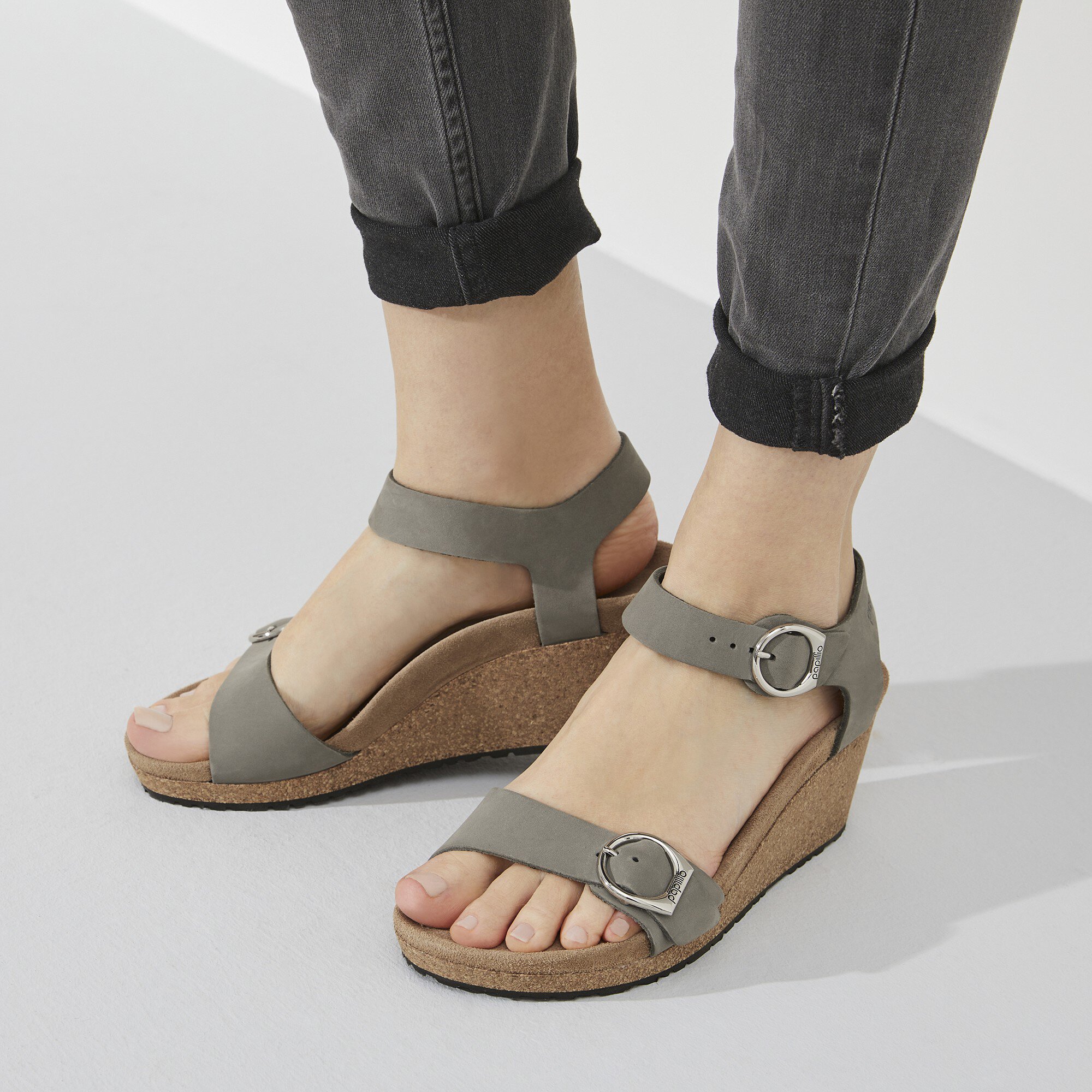 Soley Nubuck Leather Dove Gray | BIRKENSTOCK
