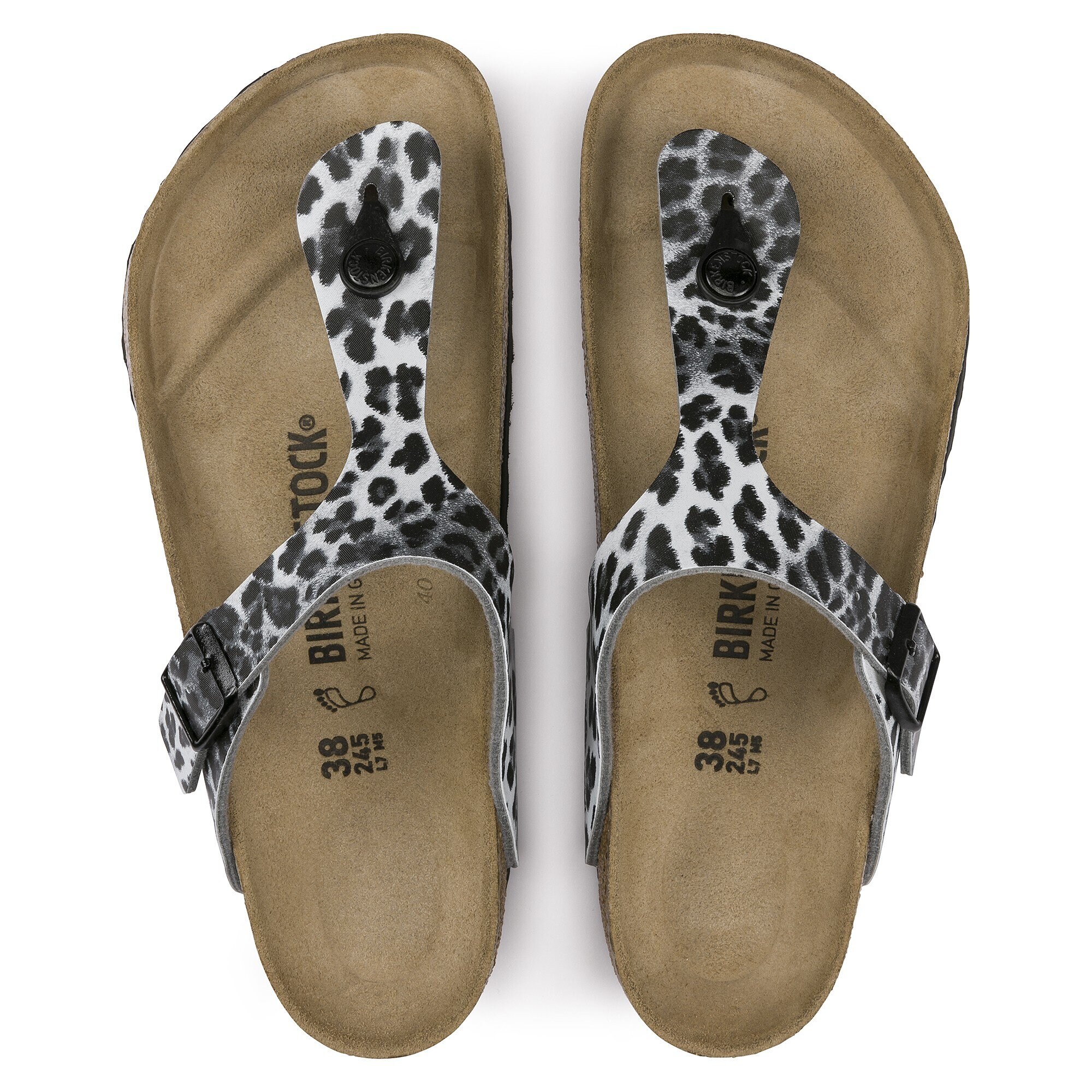 leopard birkenstock sandals