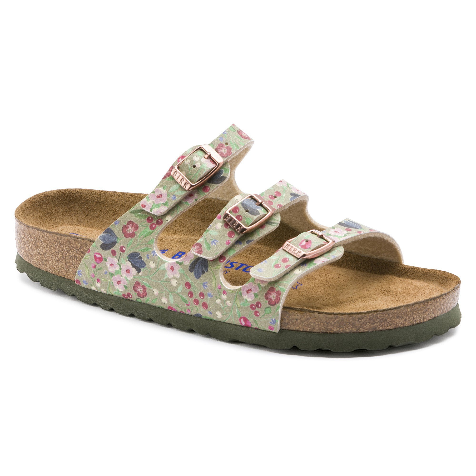 birkenstock florida meadow flowers beige
