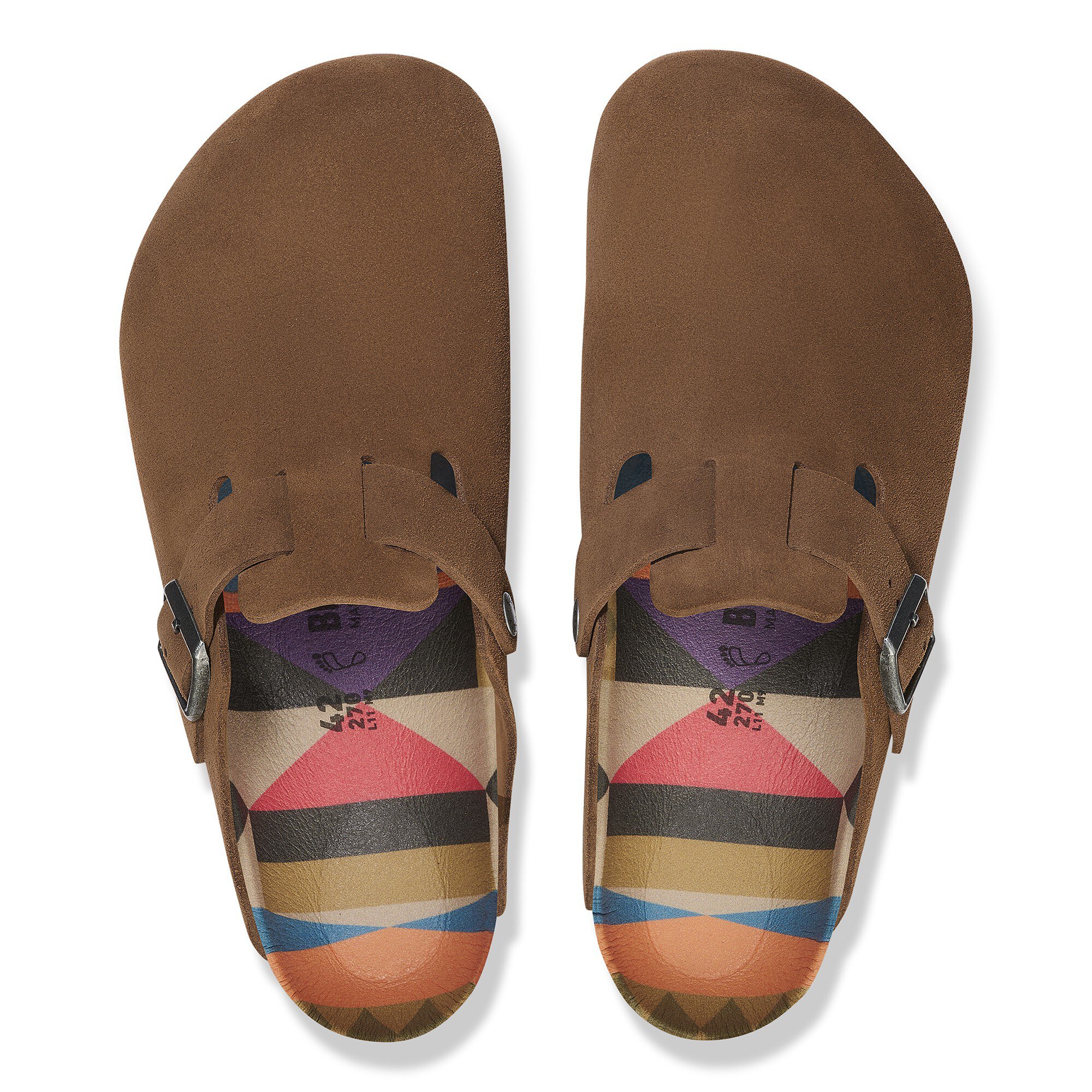 11082 BIRKENSTOCK ボストン 23cm スエード ブラウン