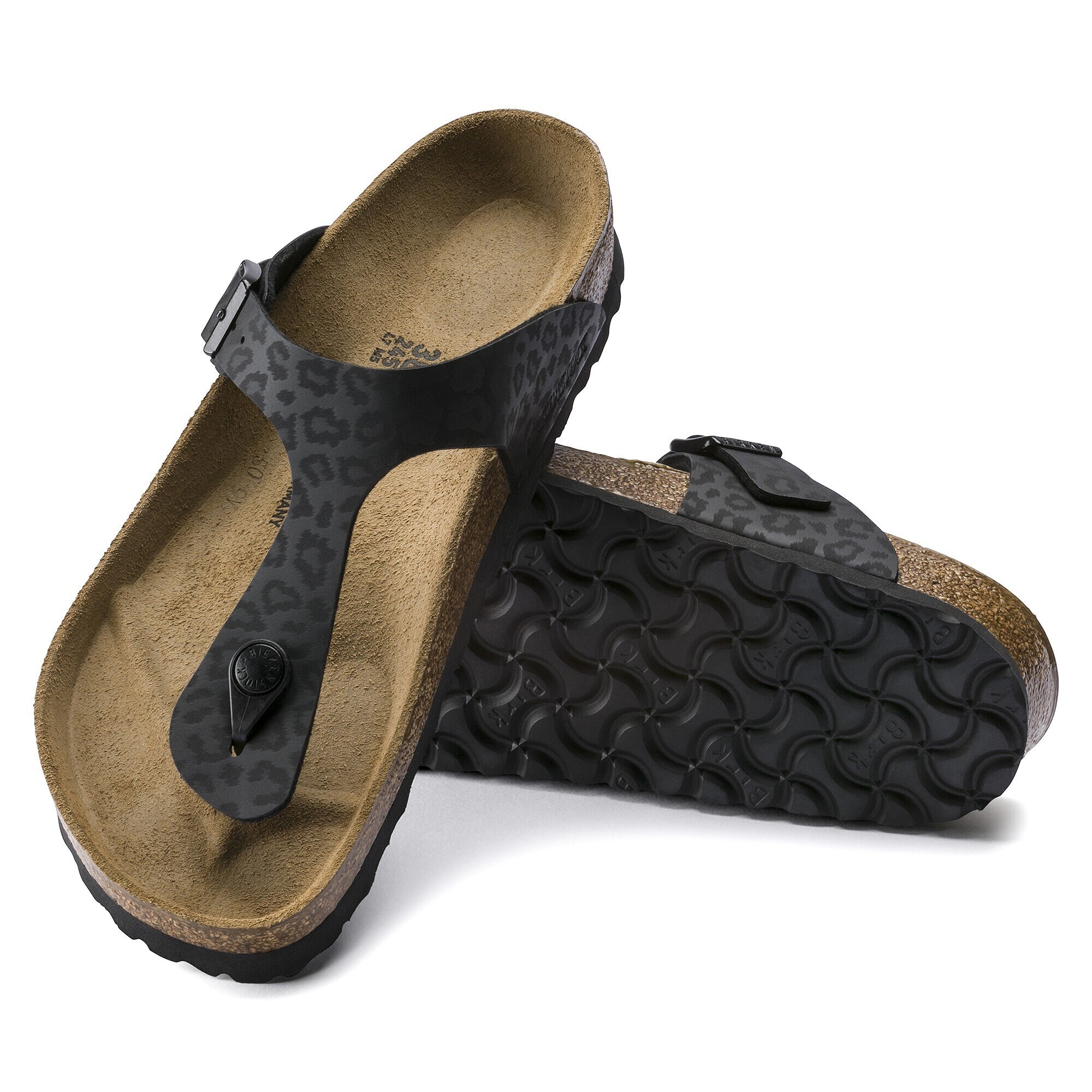 leopard birkenstocks clogs