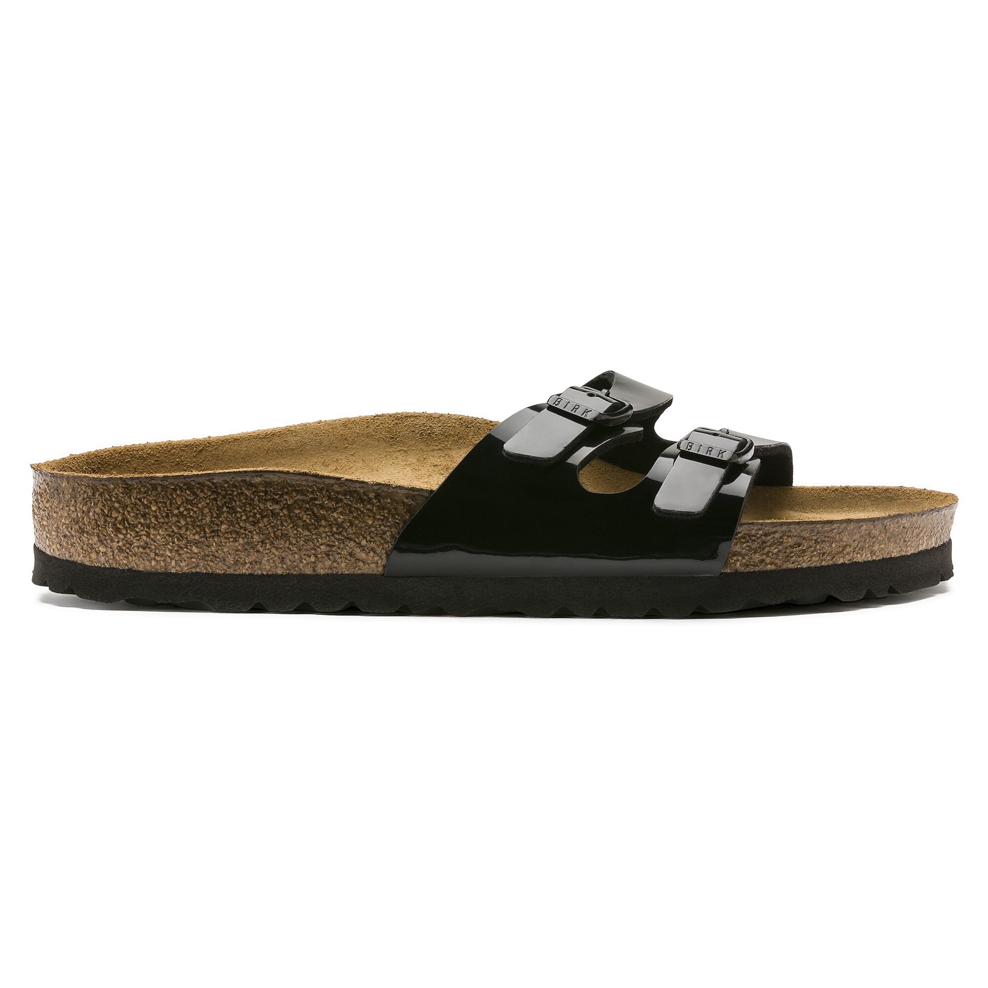 black patent birko flor