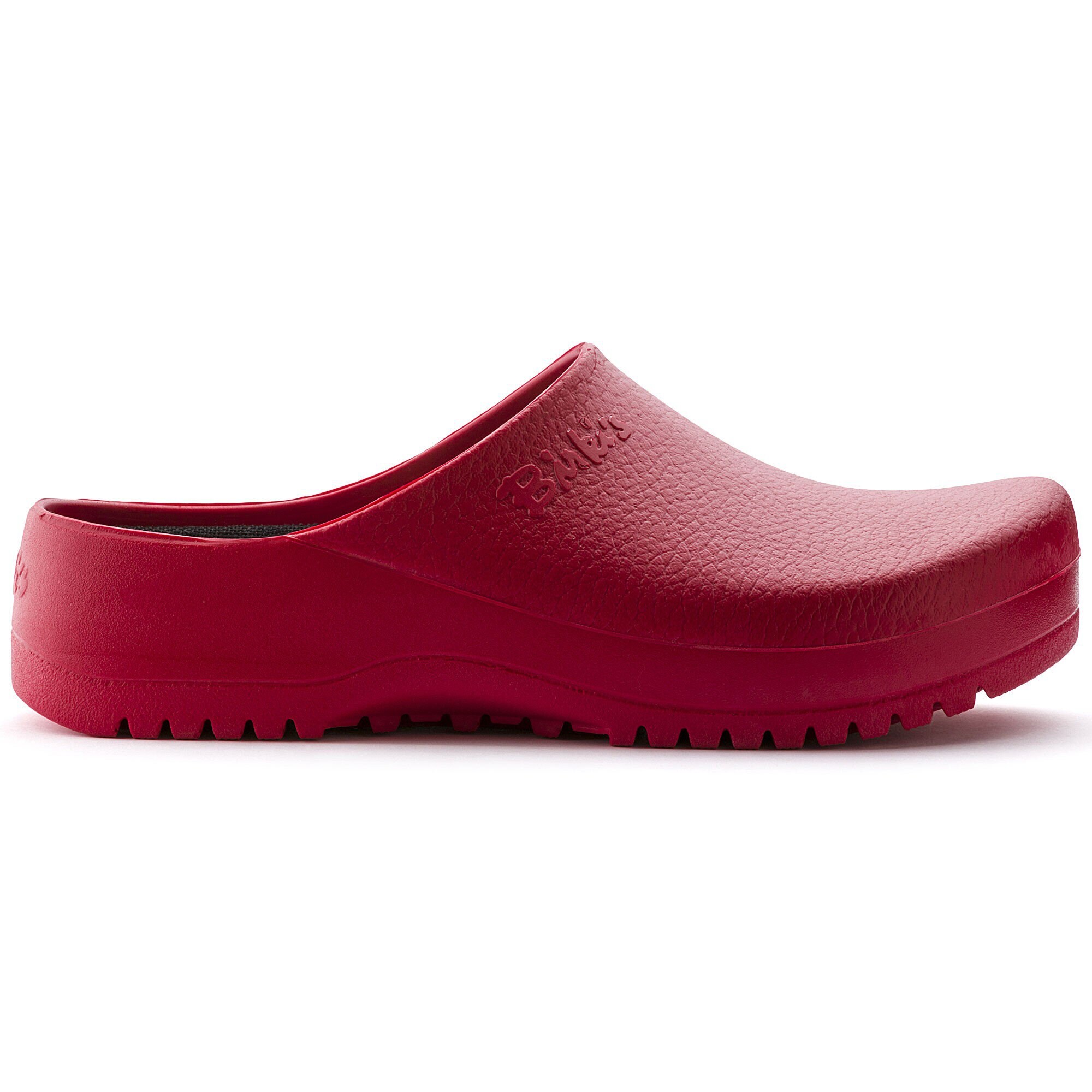 birkenstock red clogs