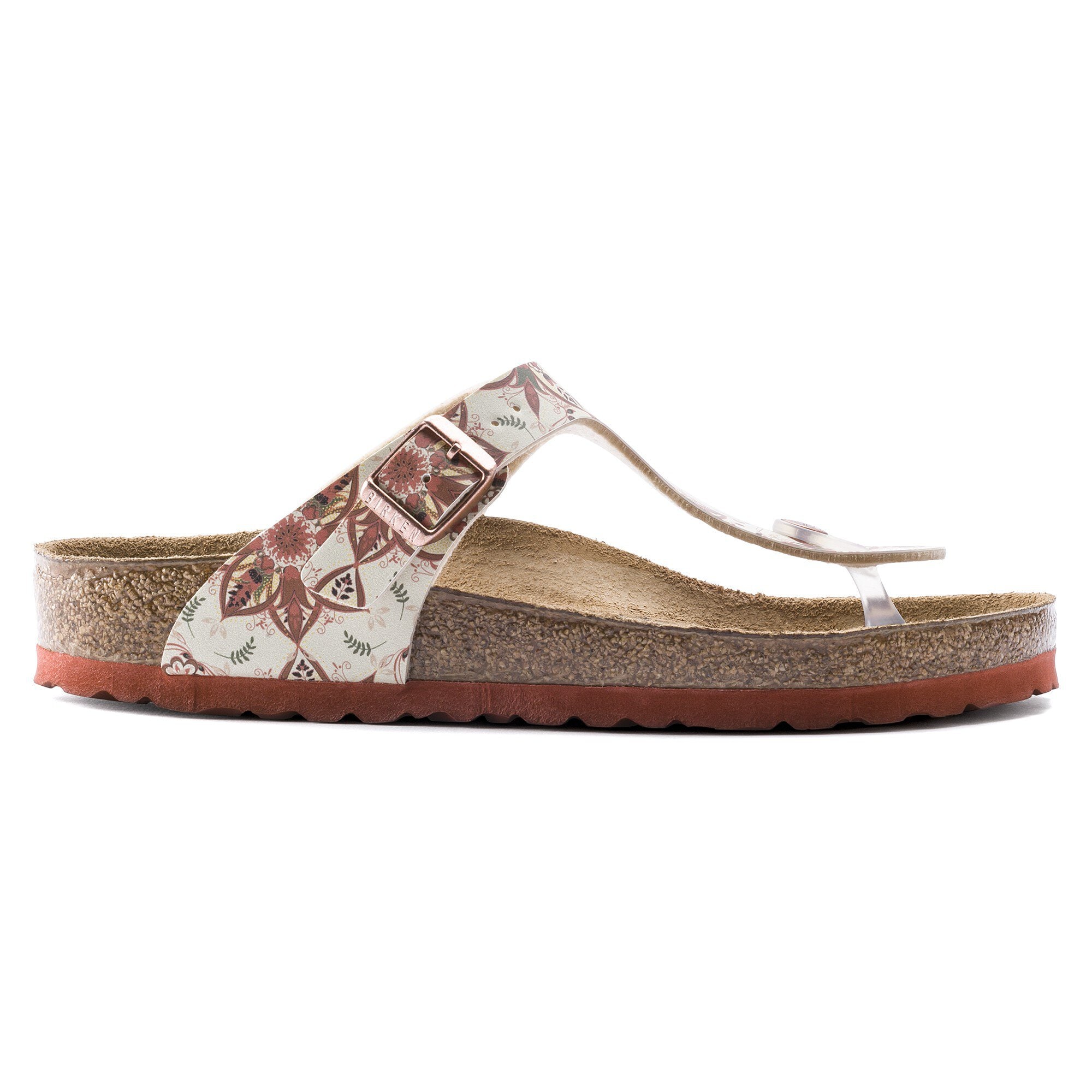 Gizeh Birko Flor Boho Flowers Earth Red BIRKENSTOCK