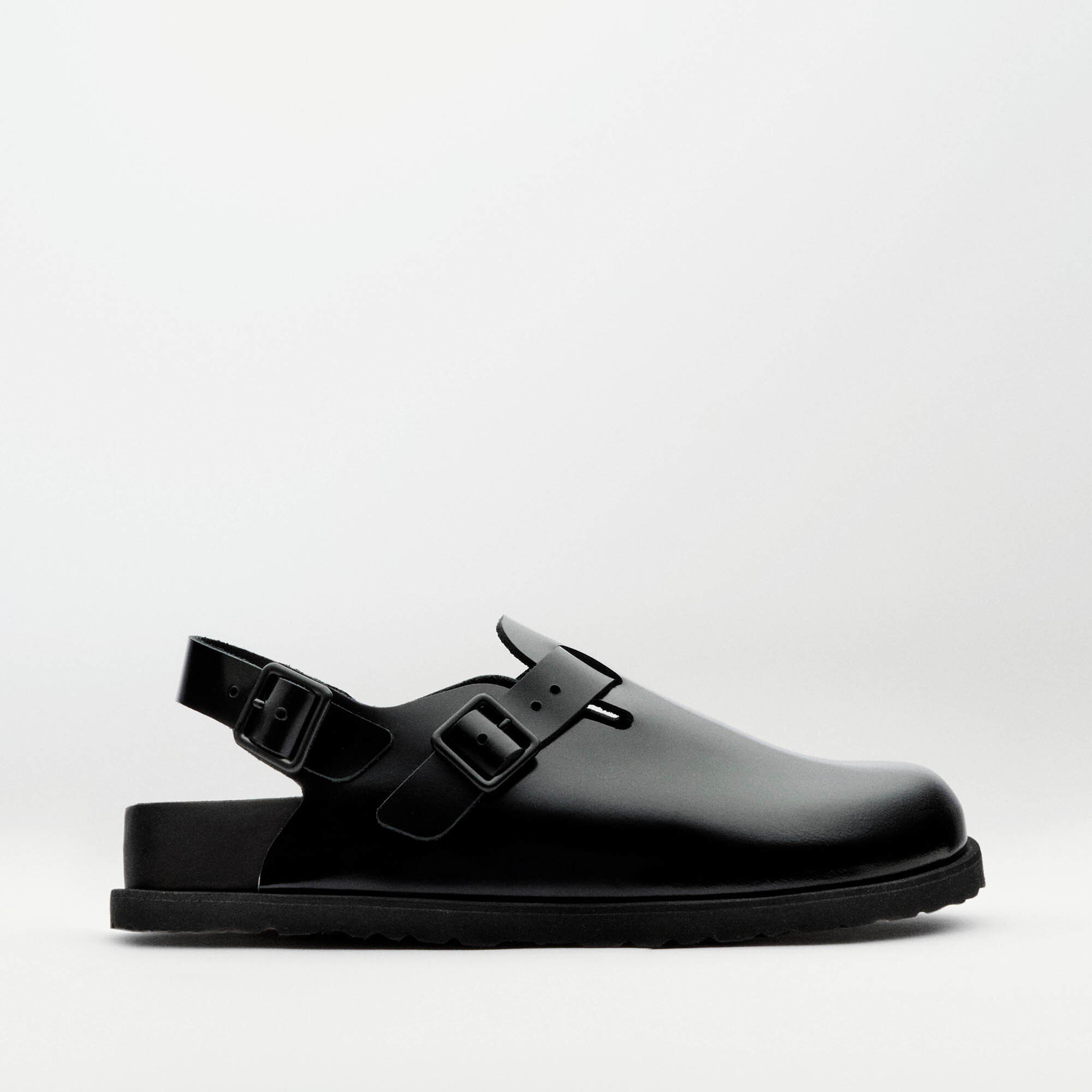 最も完璧な Tokio II Natural Leather Premium Black | BIRKENSTOCK 靴