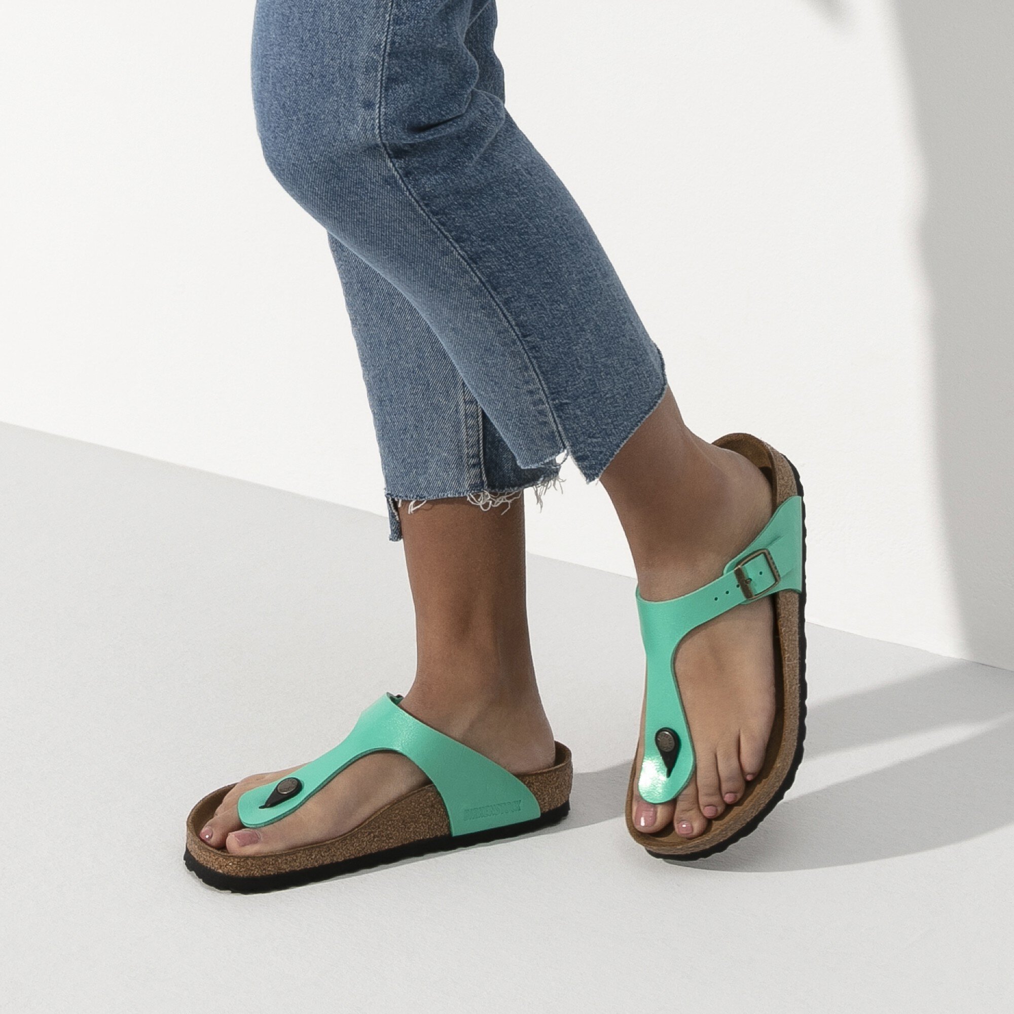 Birkenstock gizeh graceful emerald Clearance