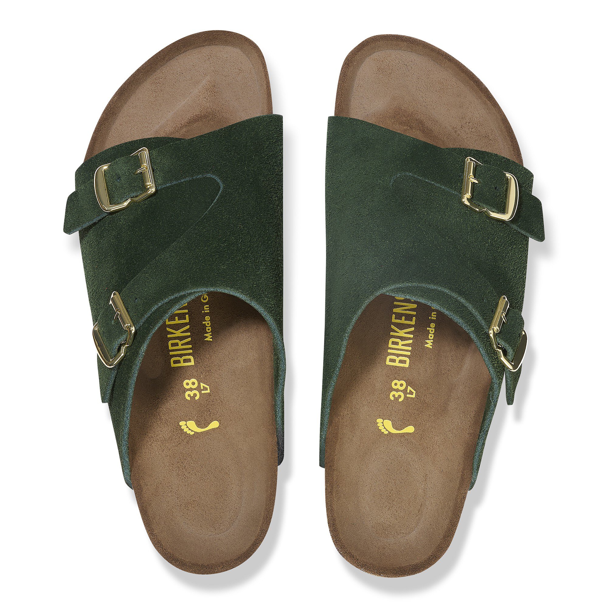 2024年 お歳暮・冬ギフト特集 Zürich 1964 Suede Leather Dark Green | BIRKENSTOCK 靴