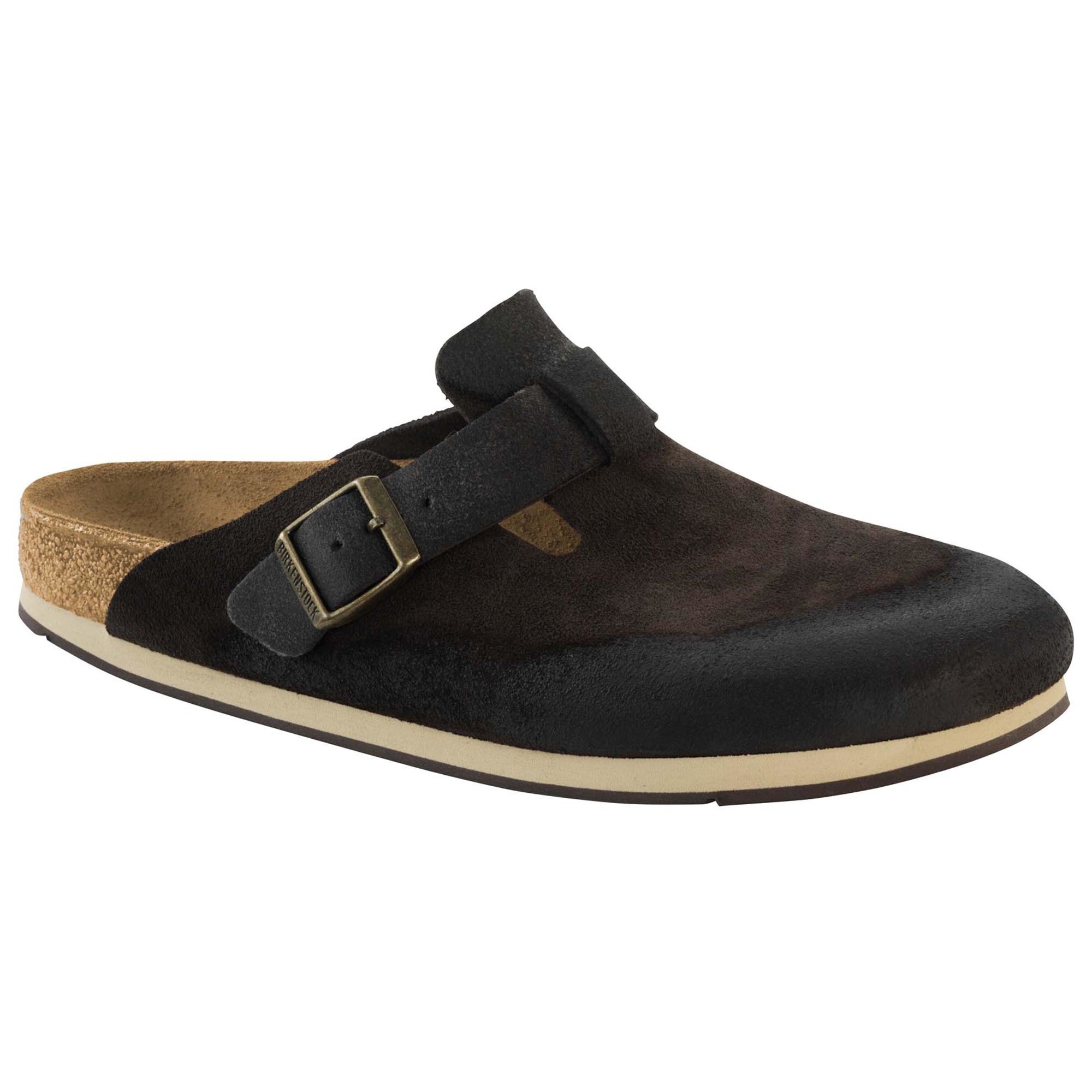 birkenstock boston midnight suede