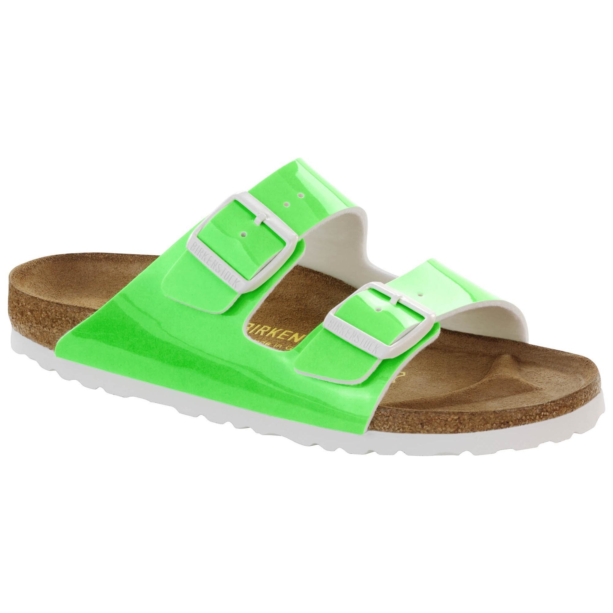 tage medicin forfølgelse fast Arizona Birko-Flor Patent Neon Green Patent | BIRKENSTOCK