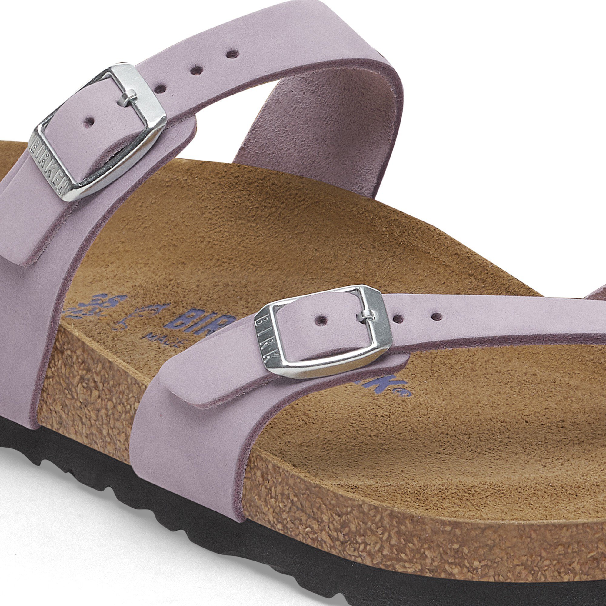 Mayari Soft Footbed Nubuck Leather Purple Fog BIRKENSTOCK