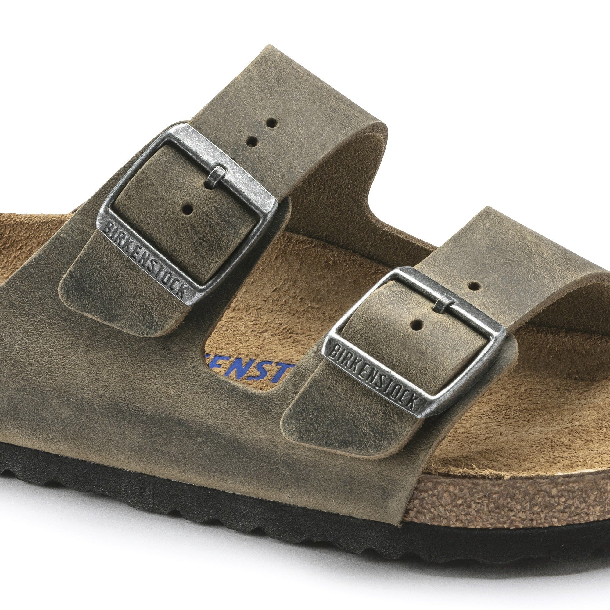 Arizona Soft Footbed Natural Leather Oiled Faded Khaki