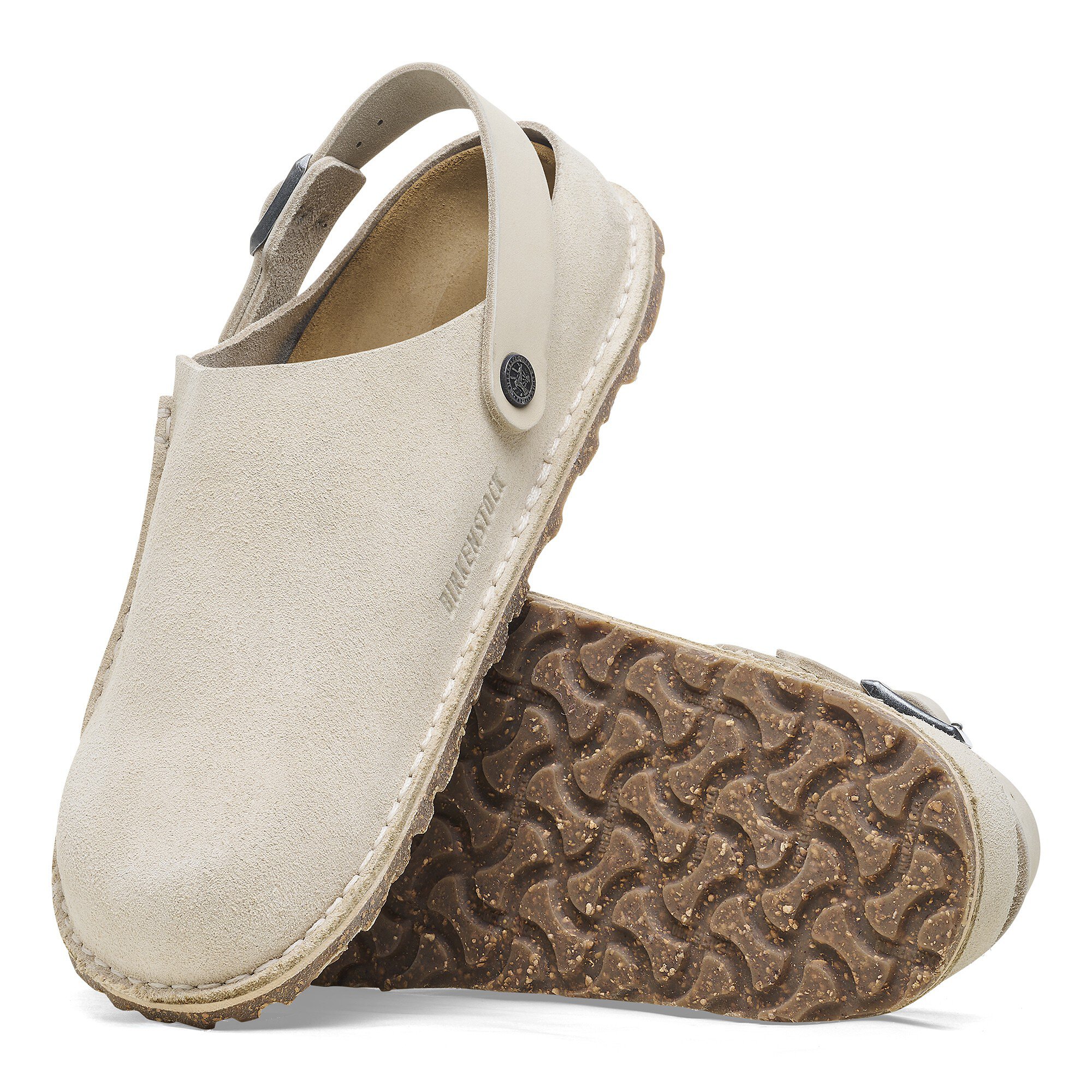 Lutry Premium Suede Suede Leather Eggshell | BIRKENSTOCK