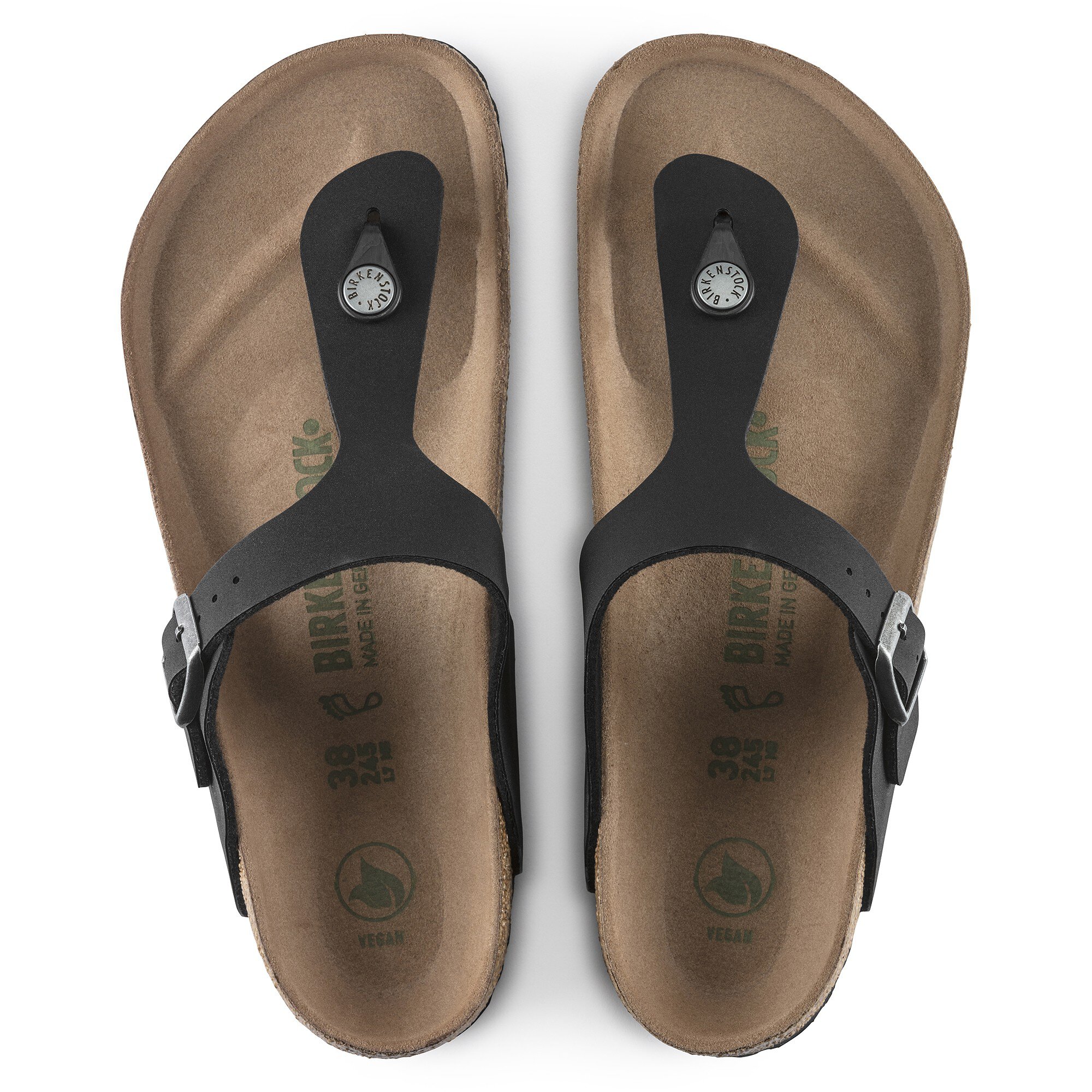 yderligere Udvikle kinakål Gizeh Vegan Birkibuc Black | BIRKENSTOCK