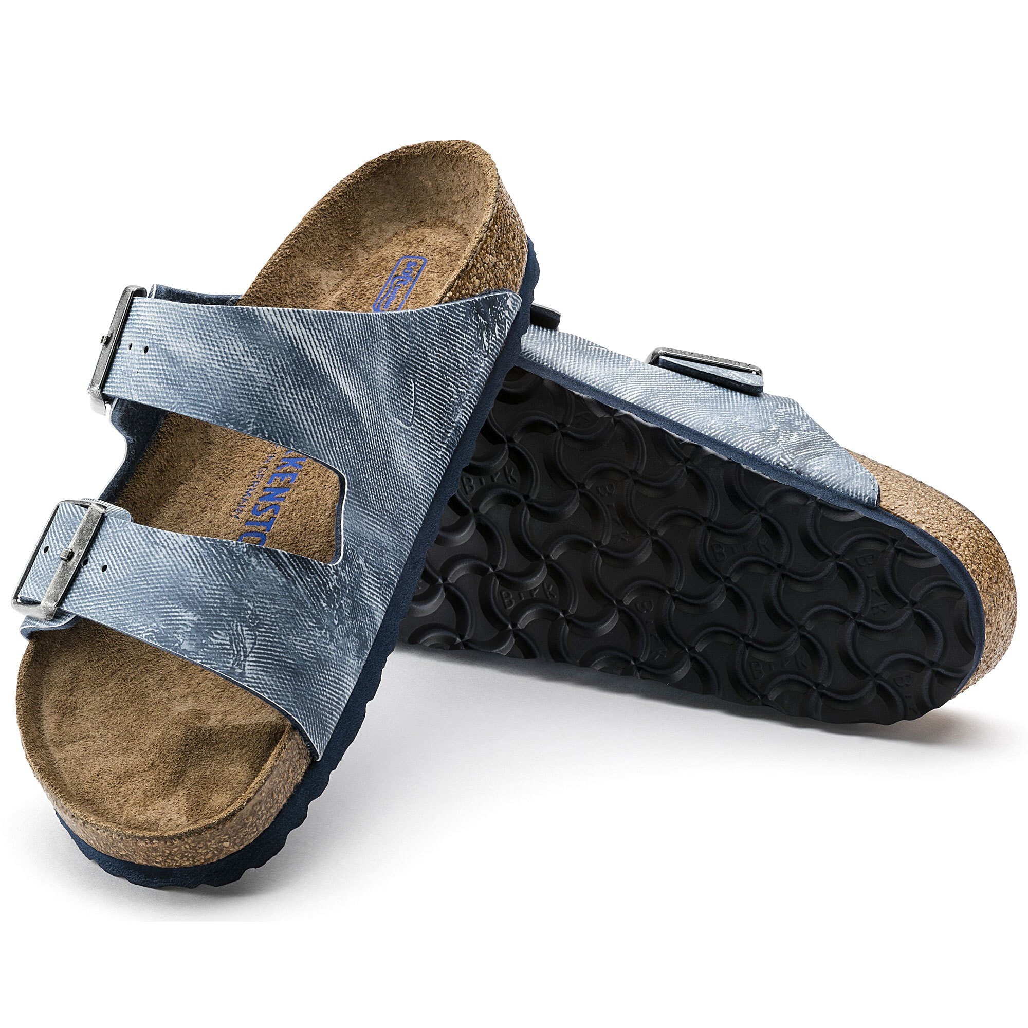 birkenstock jeans washed out blue