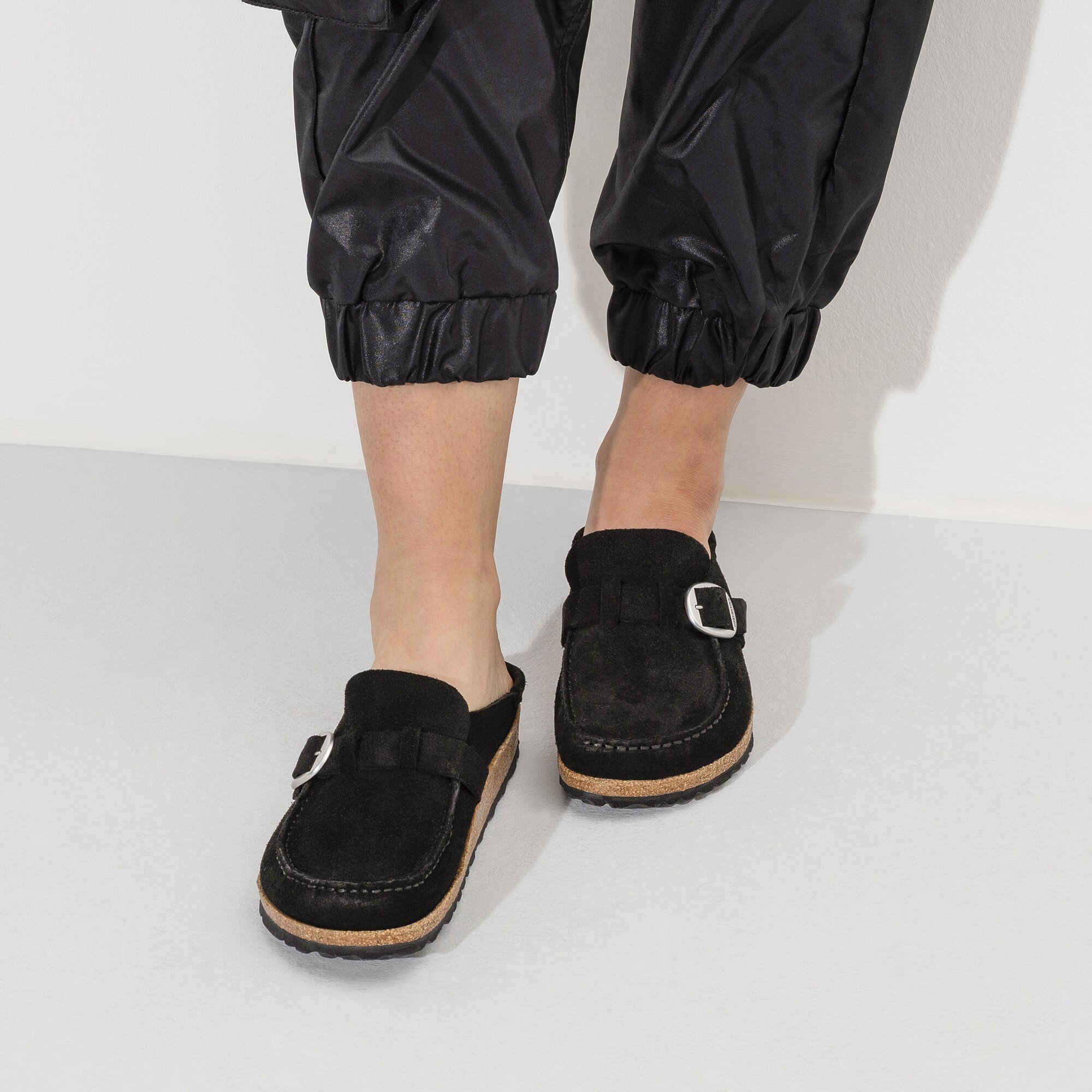 Buckley/バックリー スエードレザー ブラック   BIRKENSTOCK