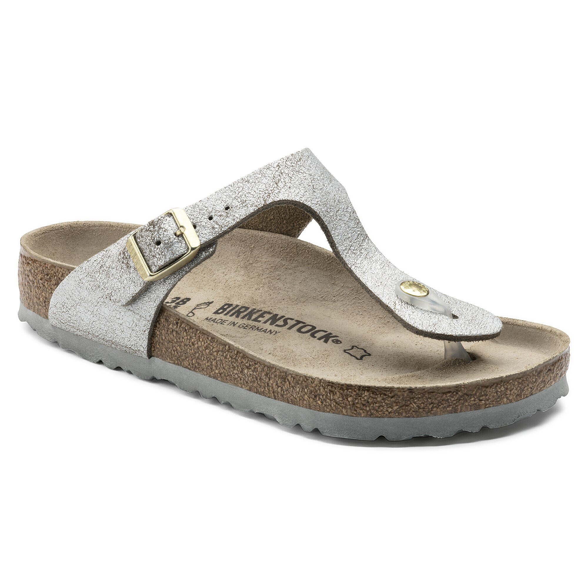 washed metallic sea copper birkenstock