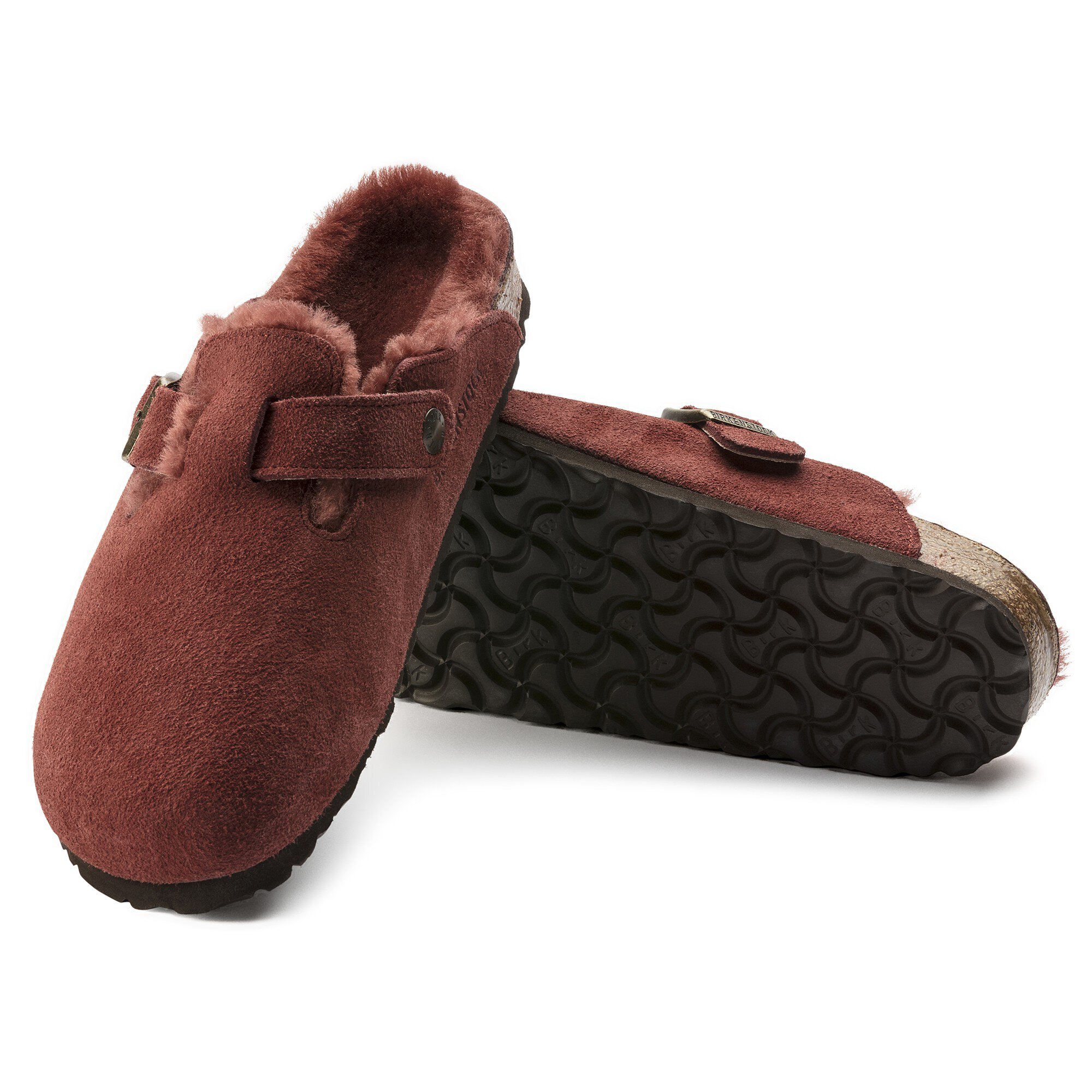 birkenstock boston port suede