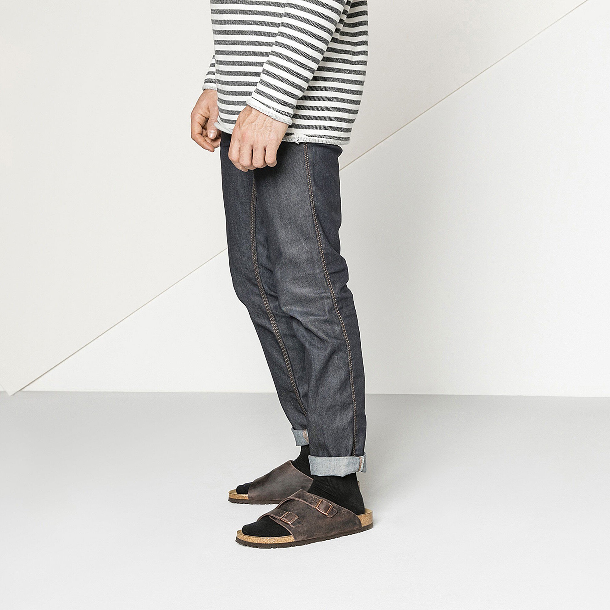 mens black birkenstocks