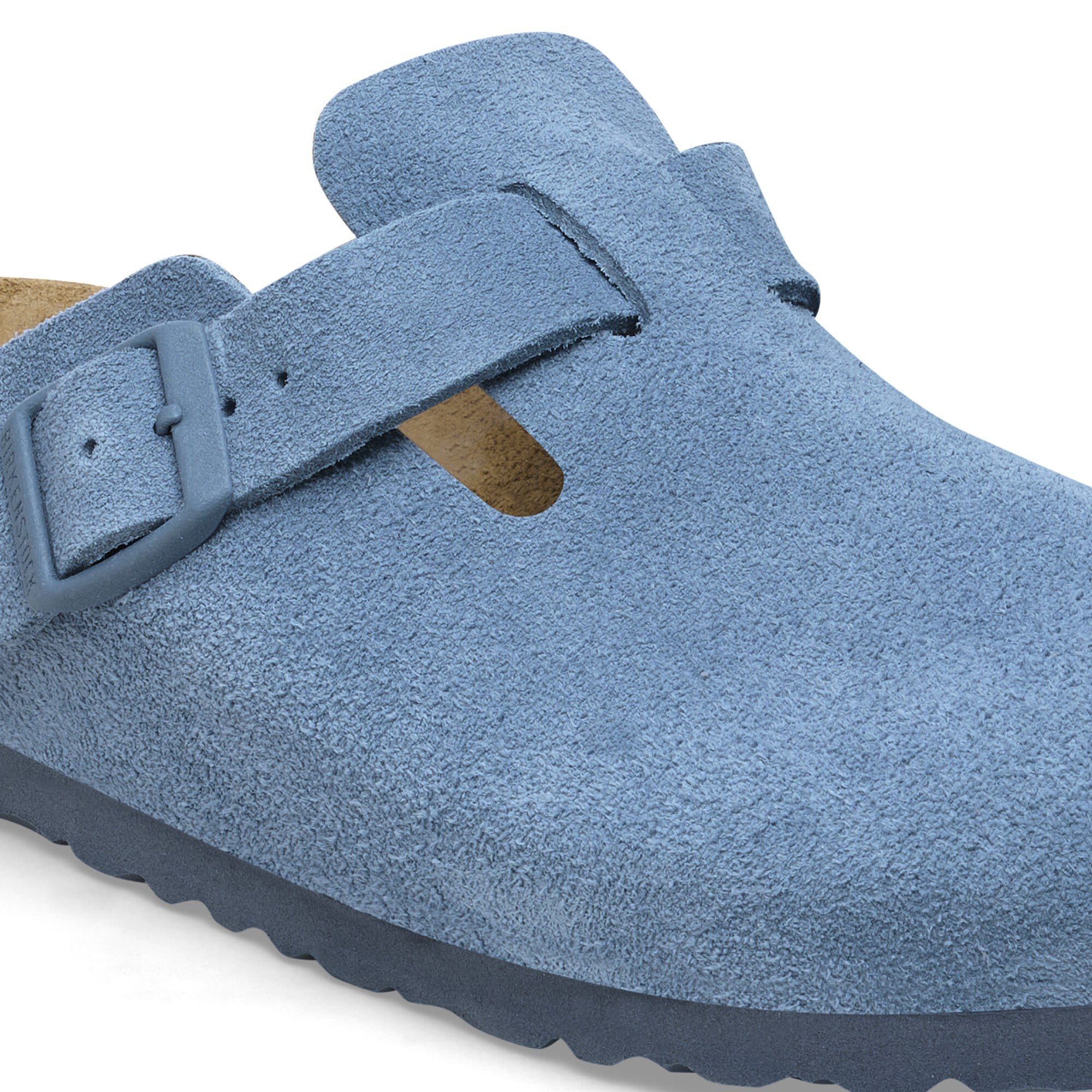 Birkenstock light blue suede hotsell