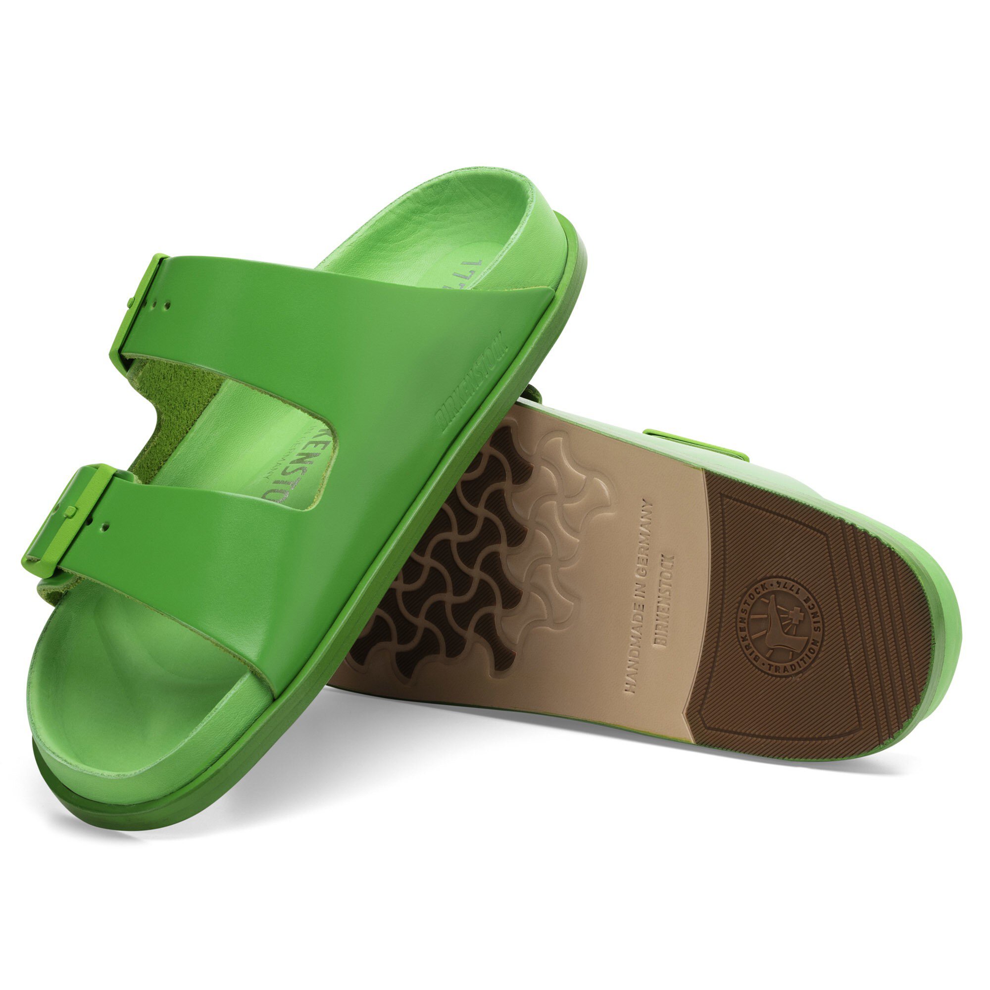 birkenstock emerald green