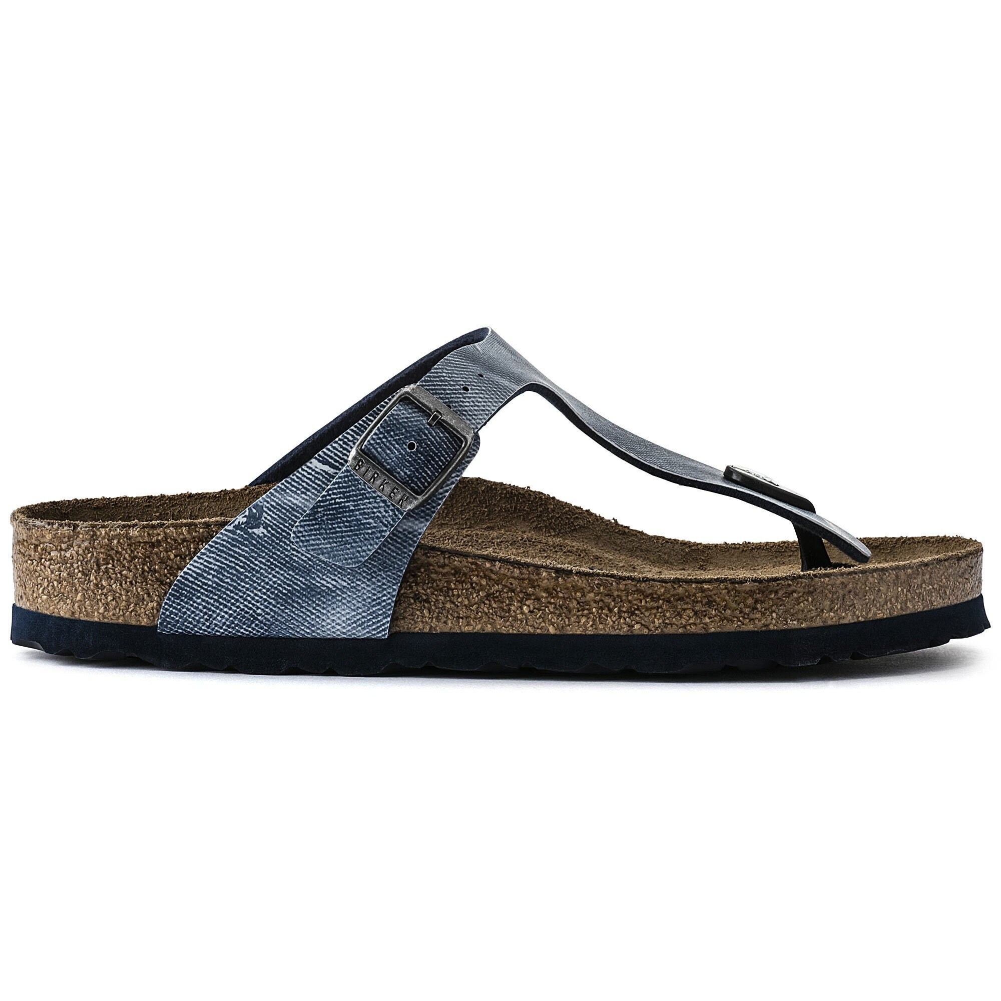 Næsten død cache Fortolke Gizeh Soft Footbed Birko-Flor Jeans Washed Out Blue | BIRKENSTOCK