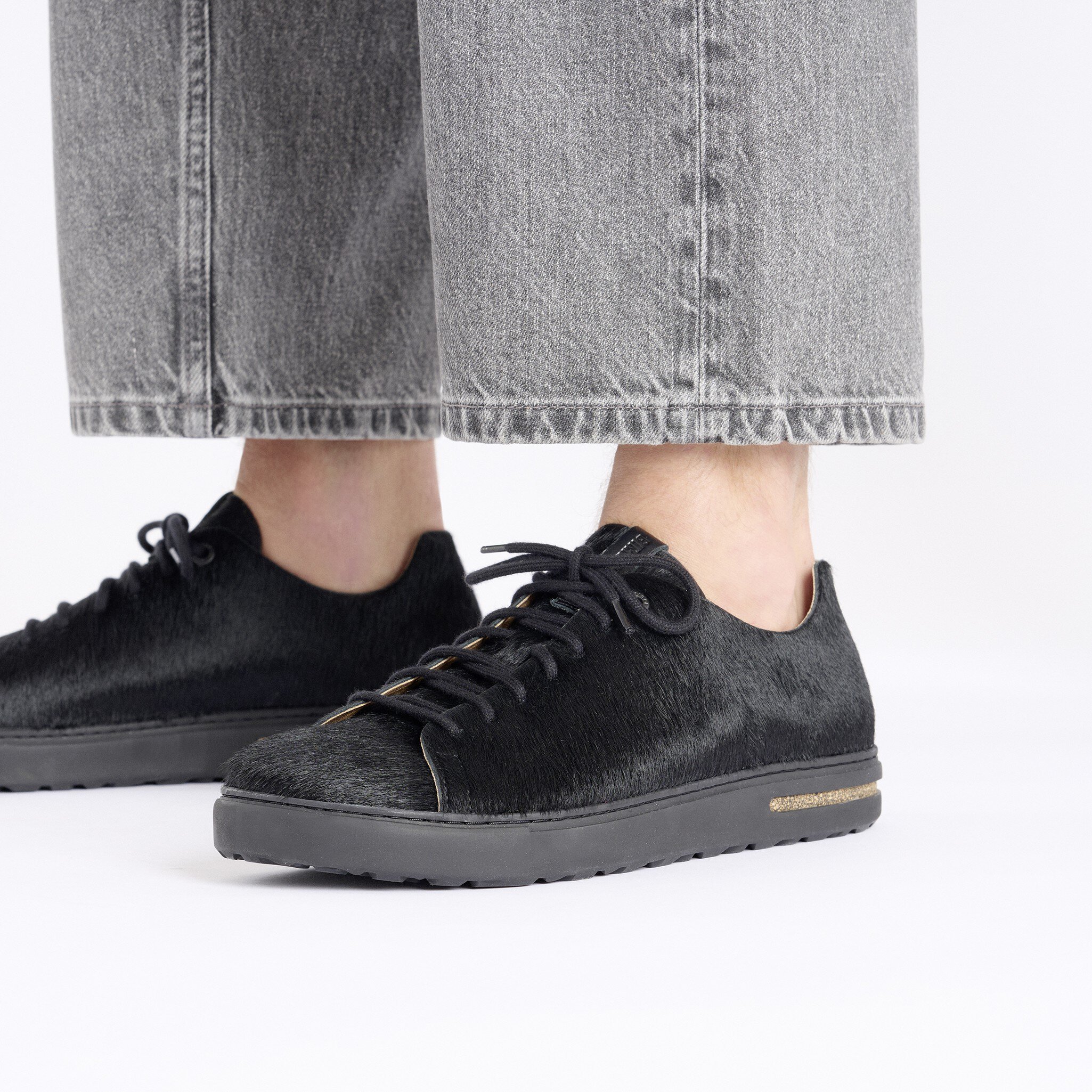 BIRKENSTOCK ブラックレザー スニーカー BEND LOW サイズ42 Bend