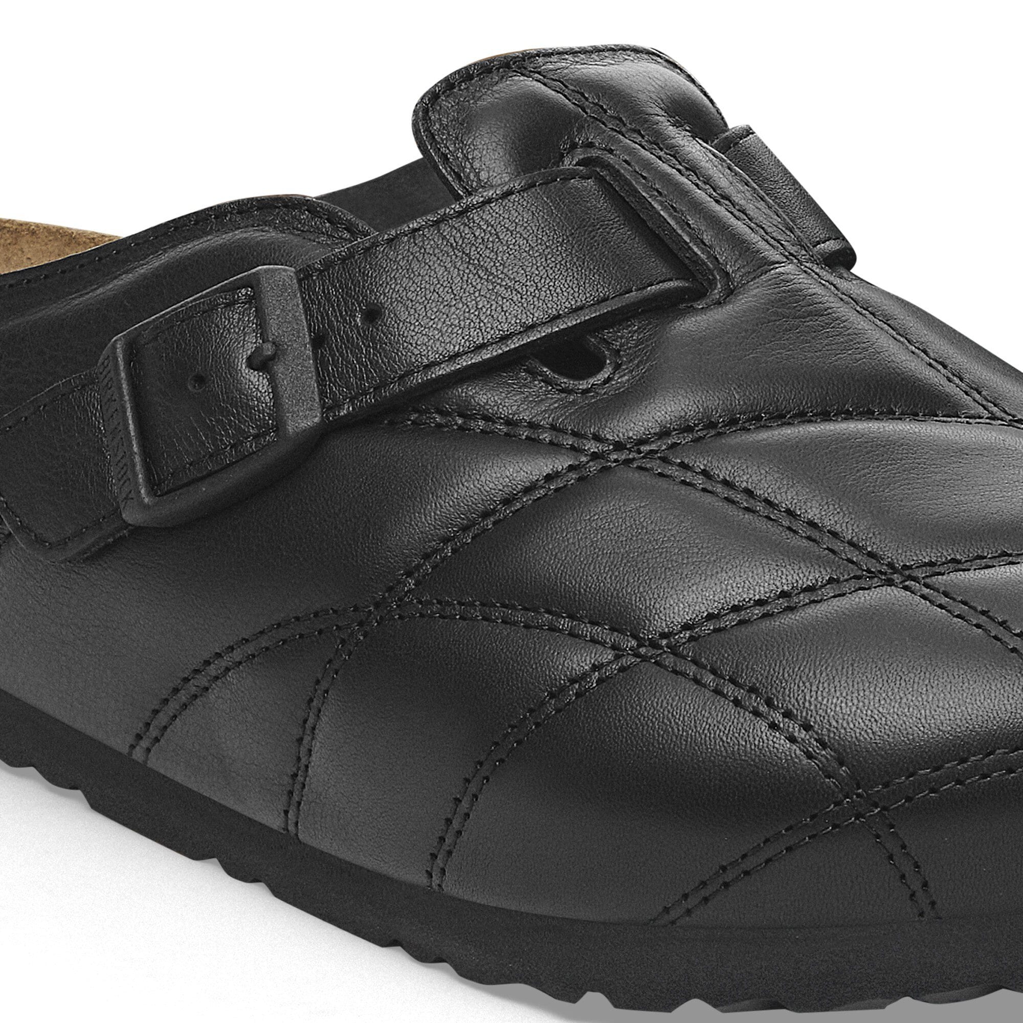 Boston Big Buckle Shearling Black Gold | BIRKENSTOCK