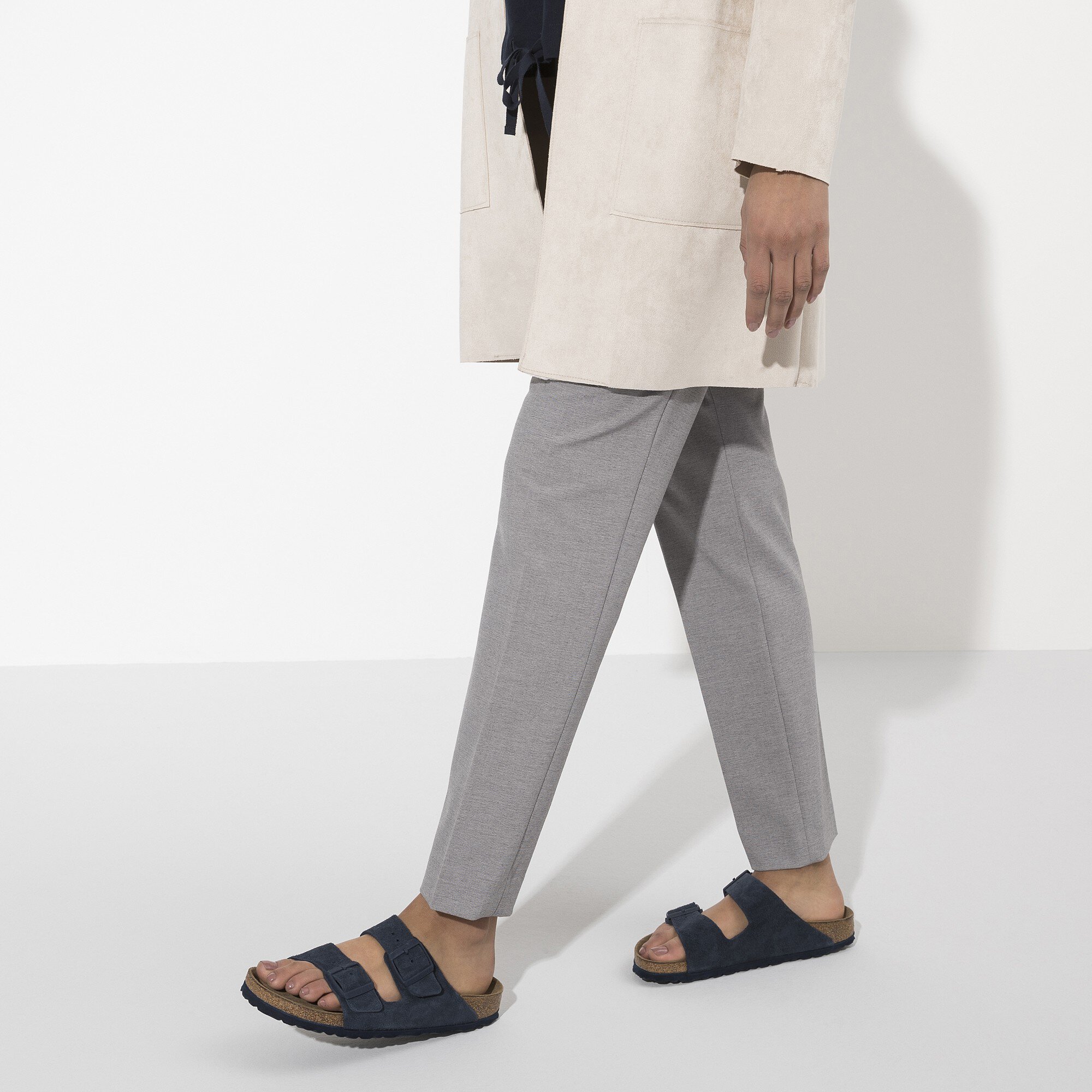 birkenstock white leather arizona soft footbed