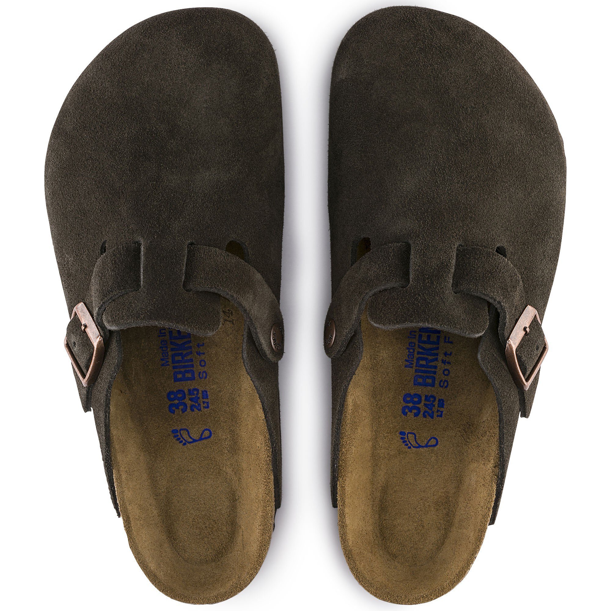 Birkenstock Boston Suede Leather Clog