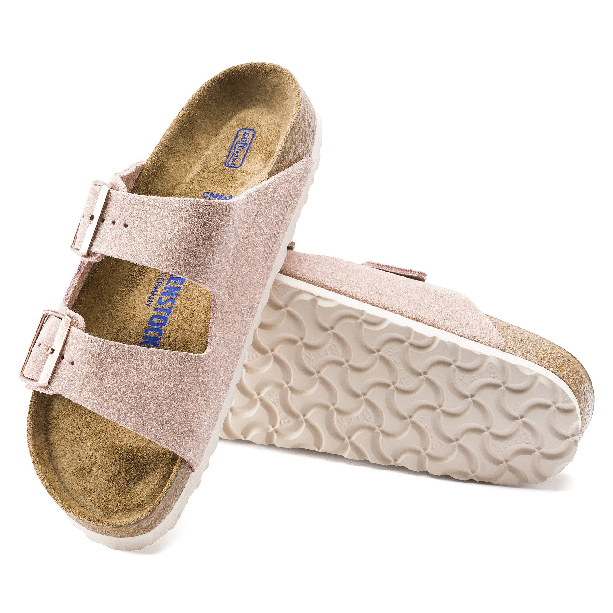 birkenstock arizona soft rose