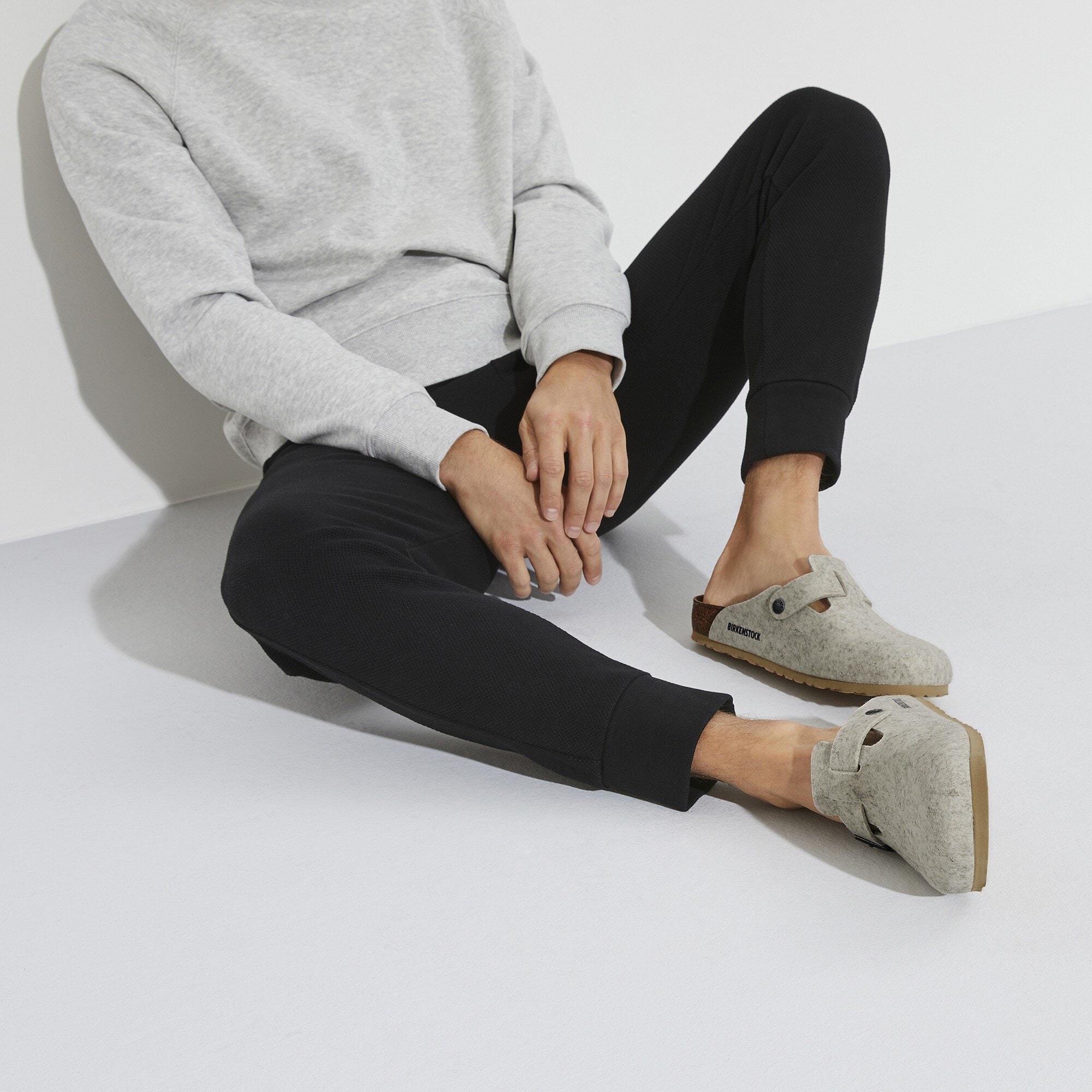 Birkenstock boston felt on sale
