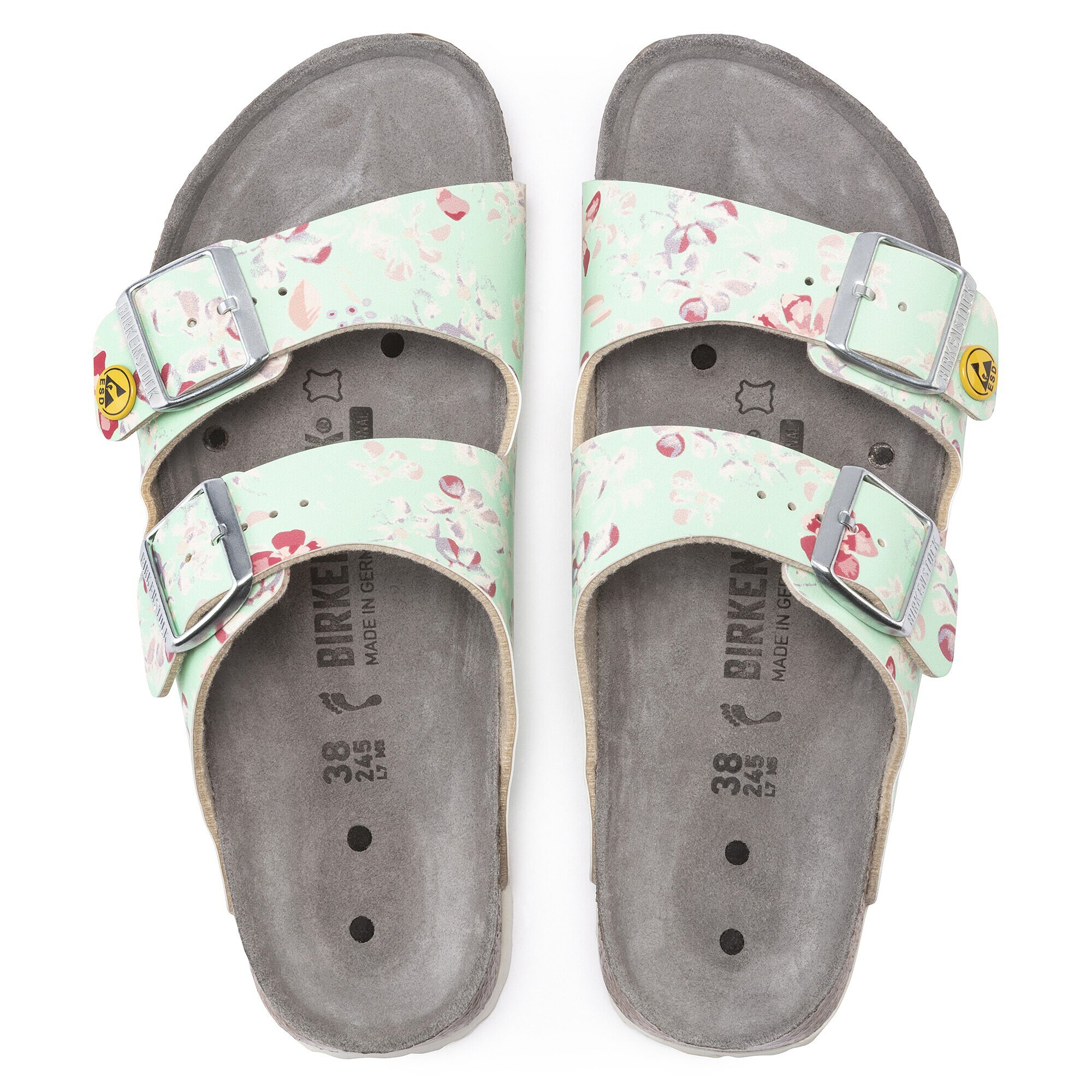 Arizona ESD Flower Field Mint | BIRKENSTOCK