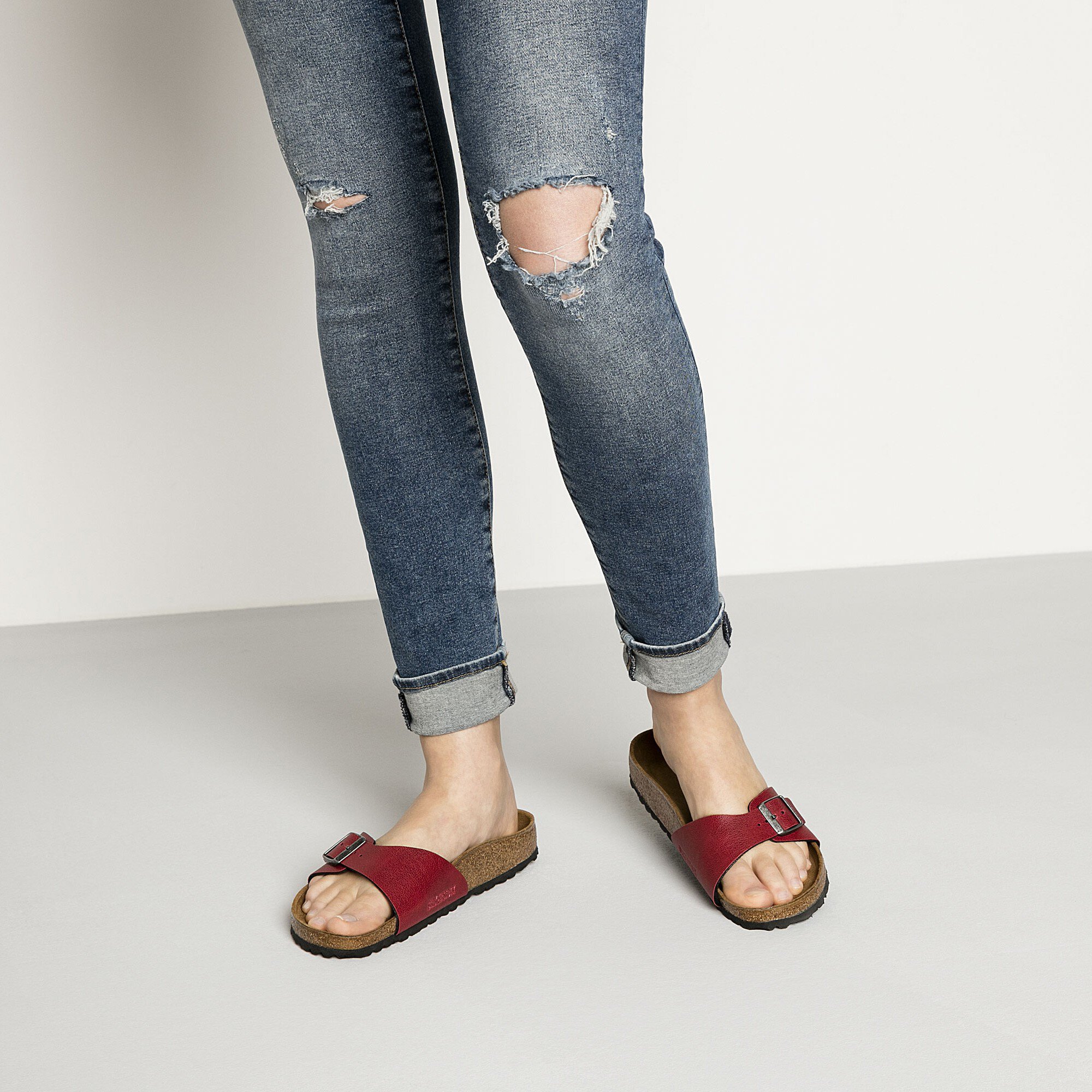 birkenstock pull up bordeaux