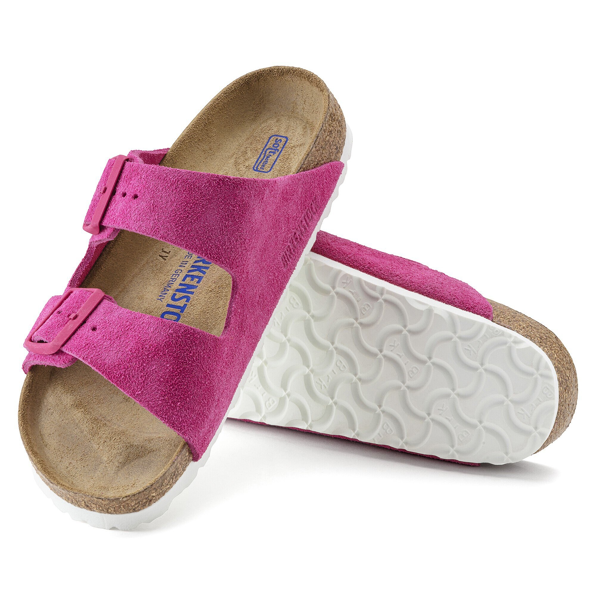 Birkenstock Arizona Soft Footbed Suede Leather Pink Clay –  Hollistercomfortshoes