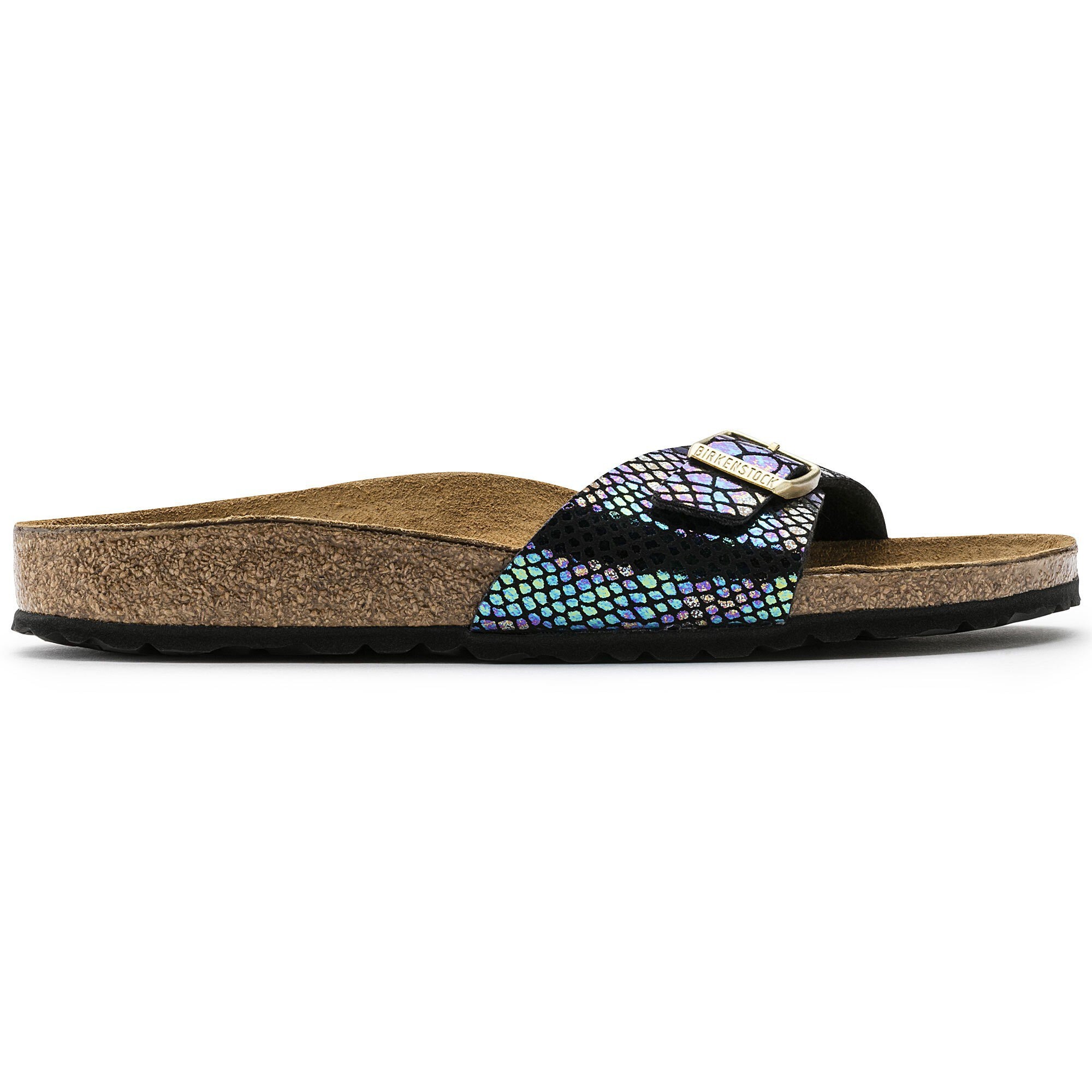 Madrid Birko-Flor Shiny Snake Black Multicolor | BIRKENSTOCK