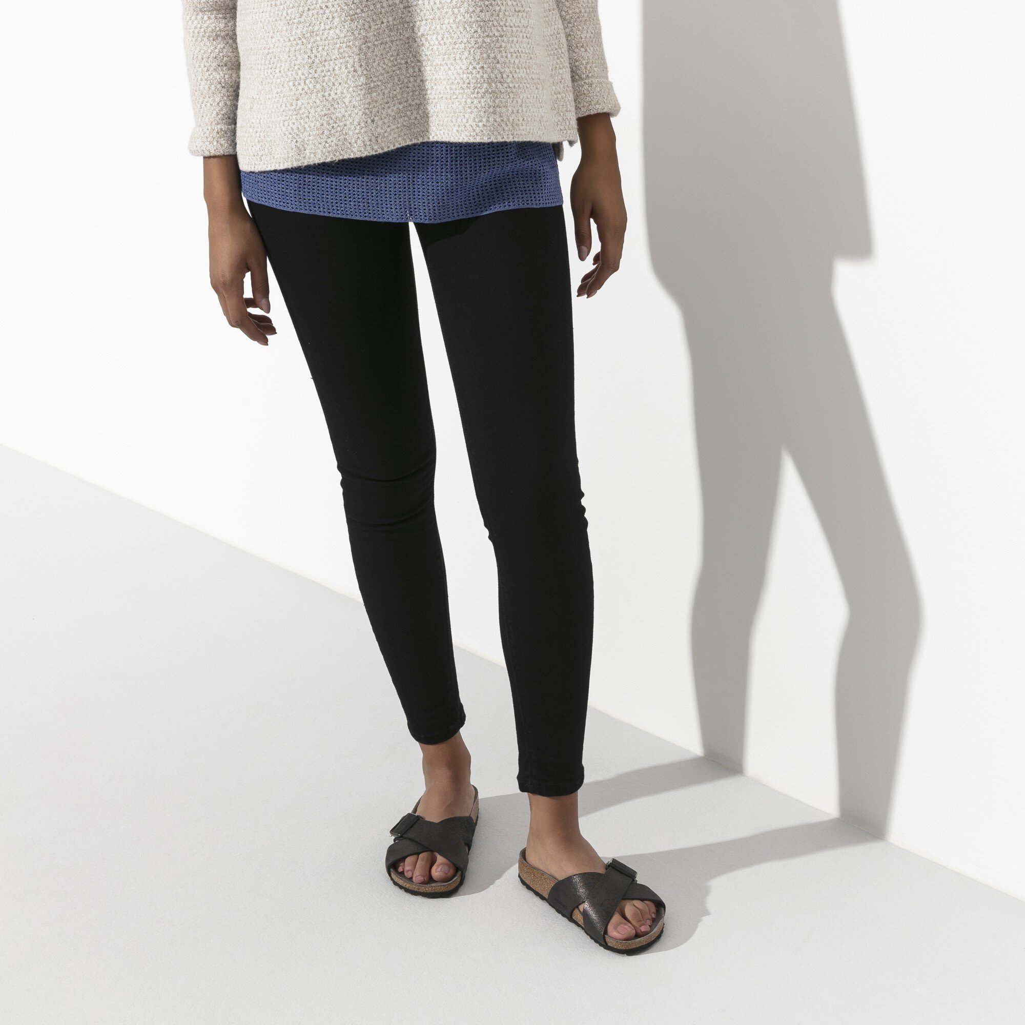 bata black sandals