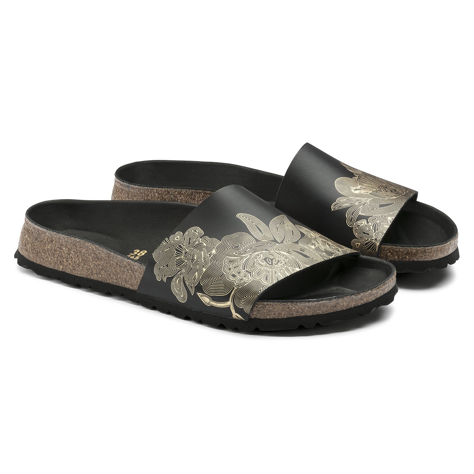 birkenstock black gold