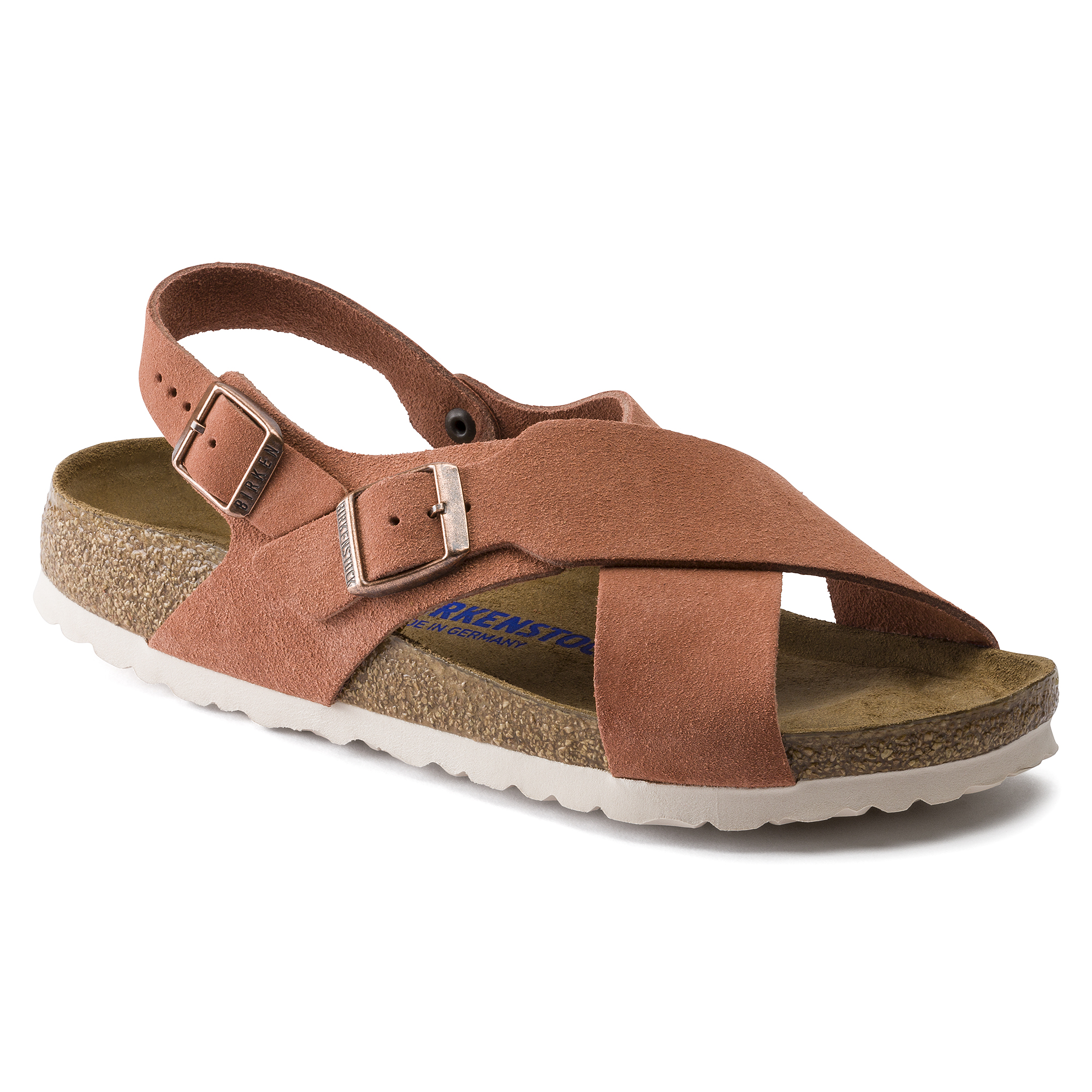Tulum Suede Leather Earth Red | shop 