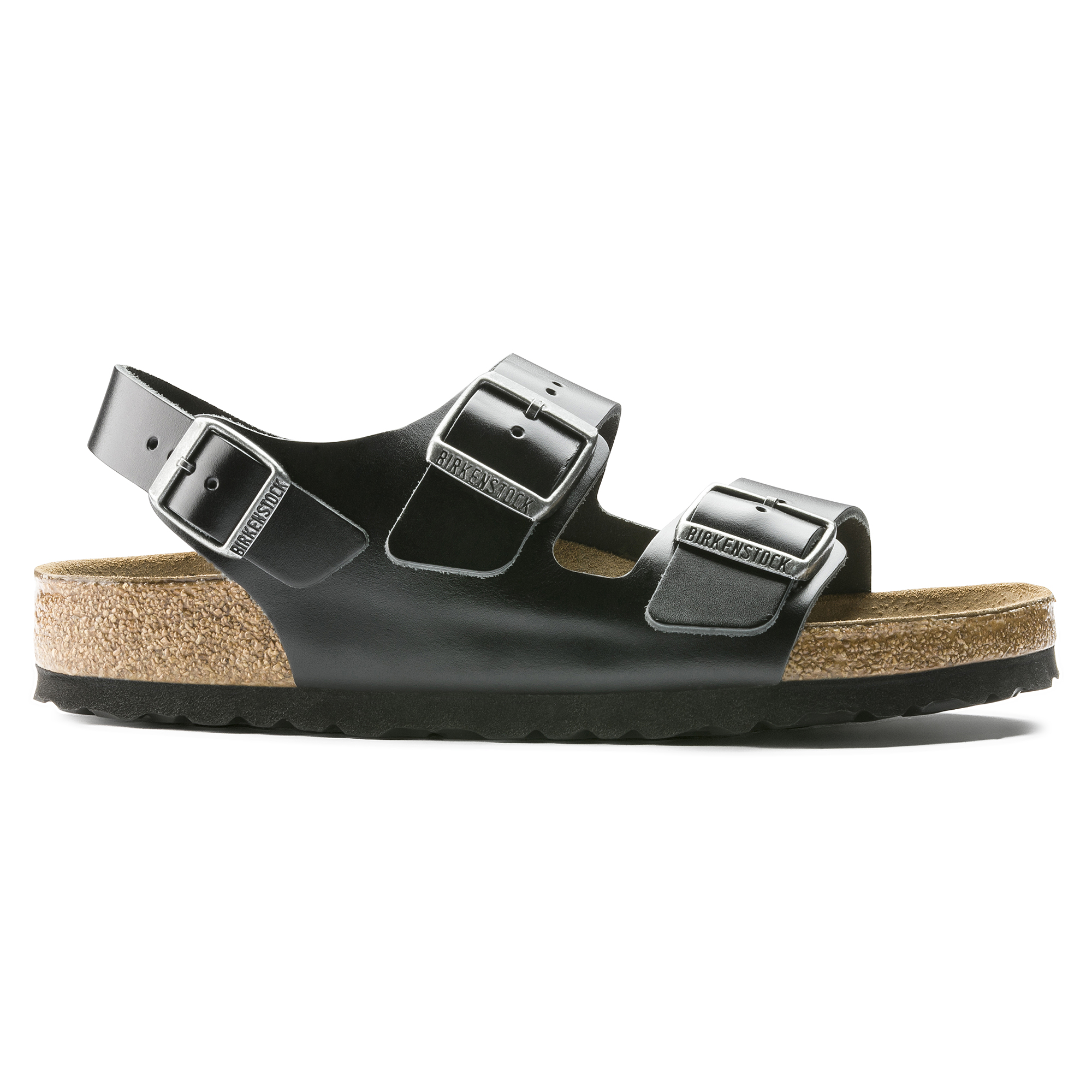 birkenstock milano amalfi leather with soft footbed