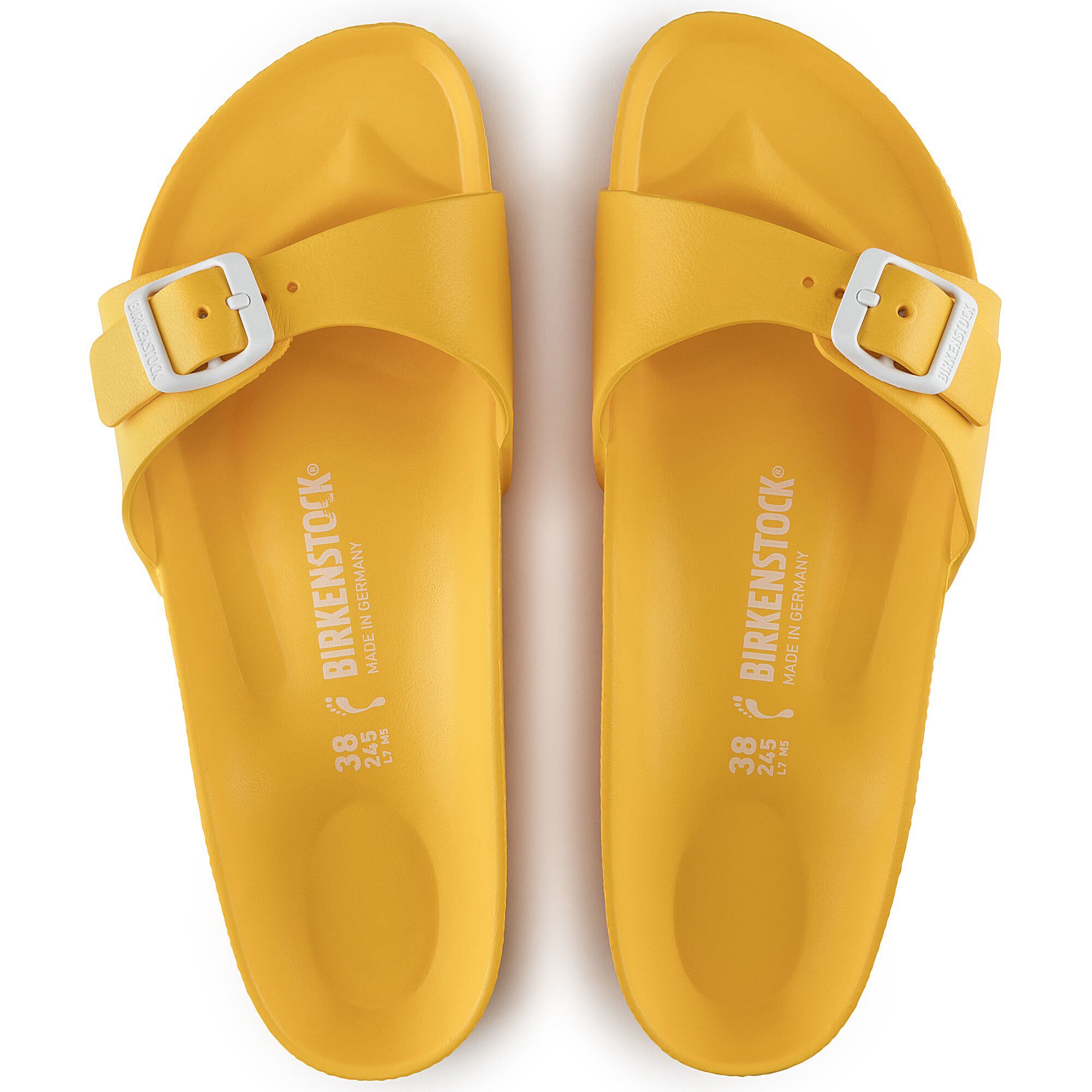 yellow eva birkenstocks