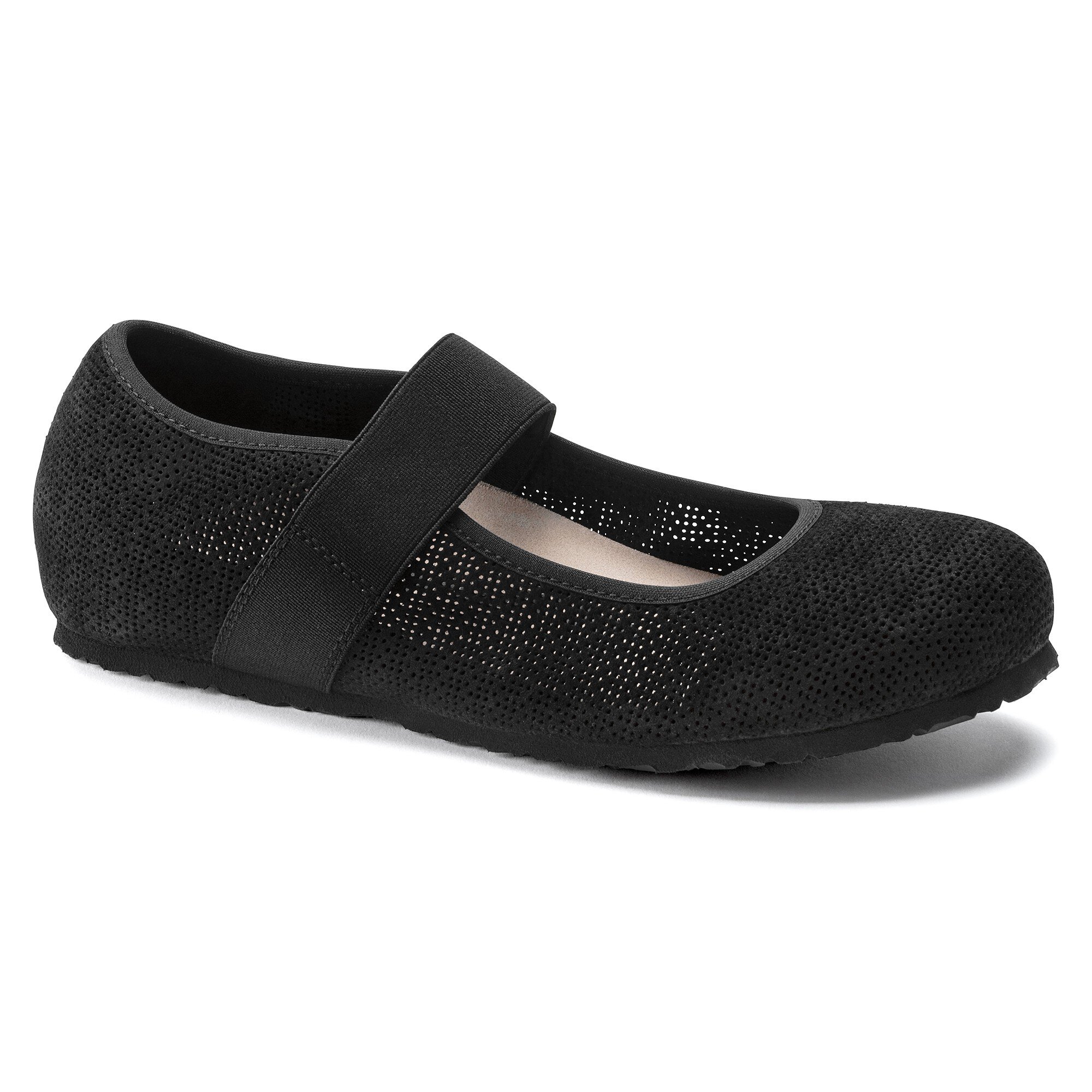 Embossed Leather Black BIRKENSTOCK