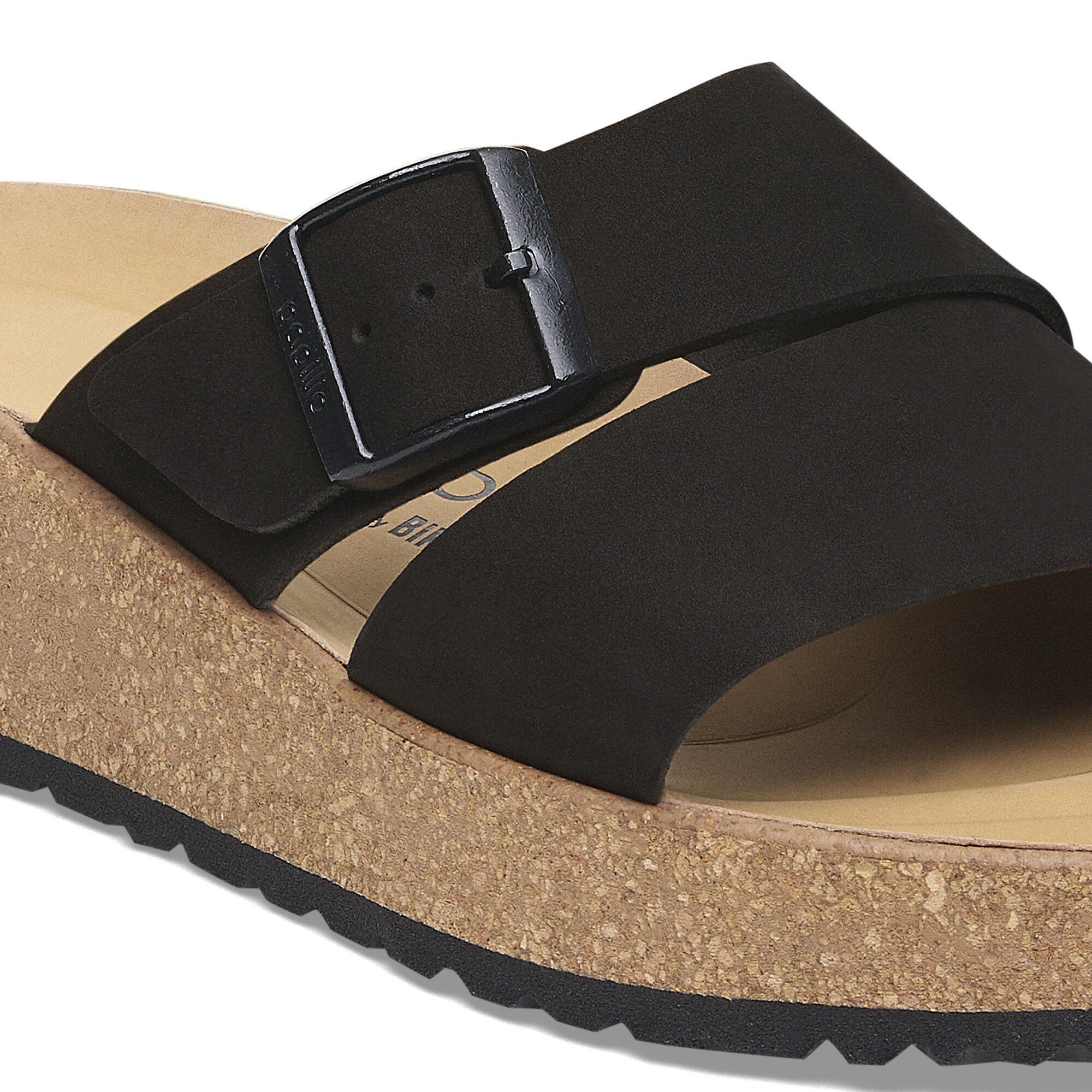 Almina ヌバックレザー ブラック | BIRKENSTOCK