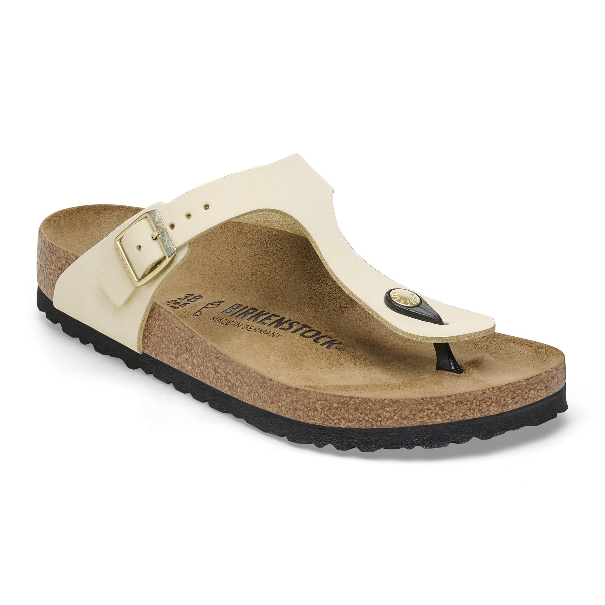 Gizeh Nubuck Leather Ecru BIRKENSTOCK