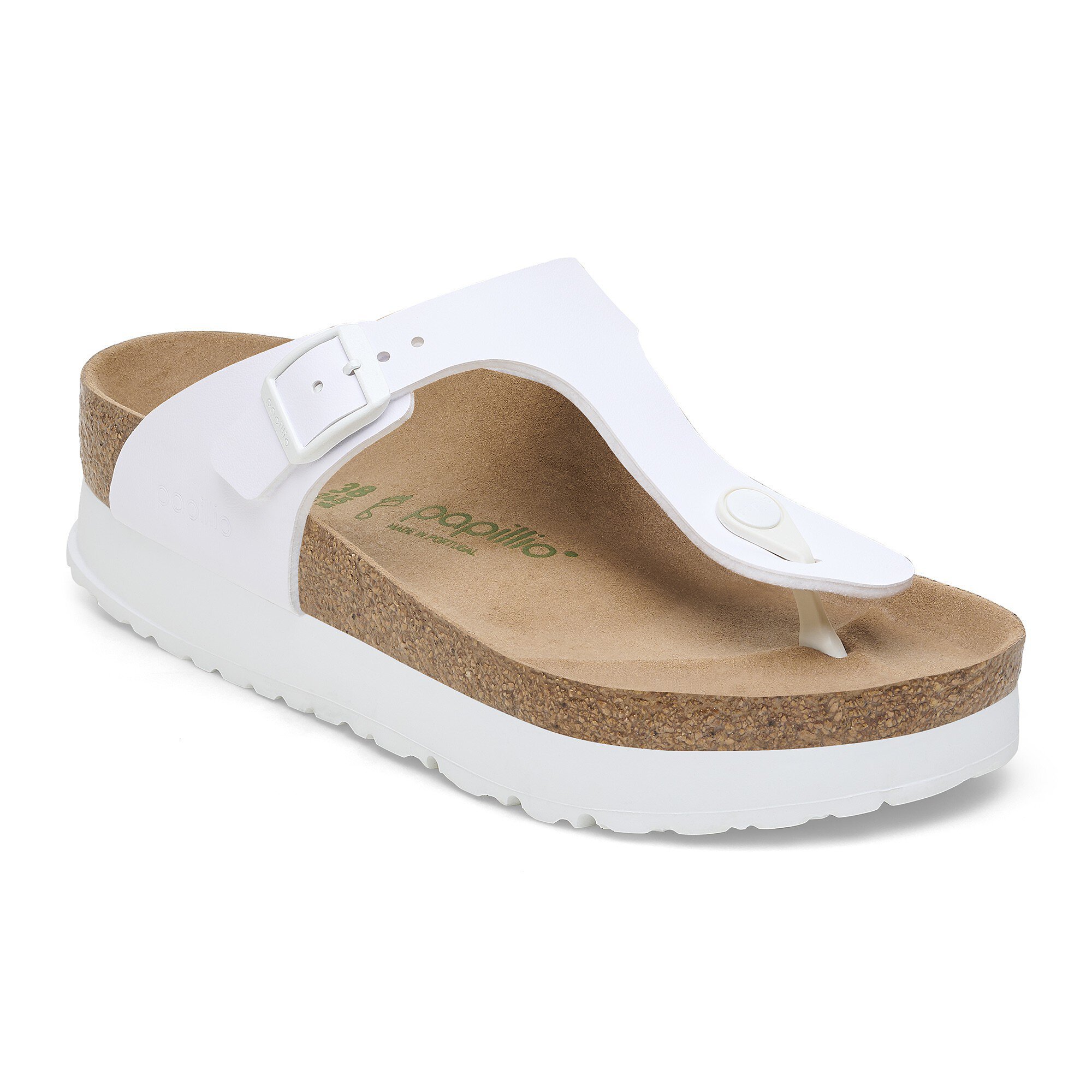 Gizeh Flex Platform Birko Flor White BIRKENSTOCK