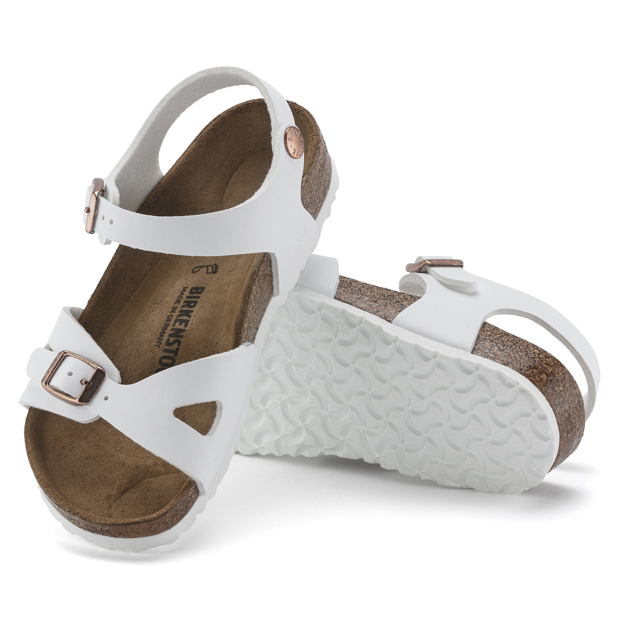 bringe handlingen Arving Fængsling Rio Kids Birko-Flor White | BIRKENSTOCK