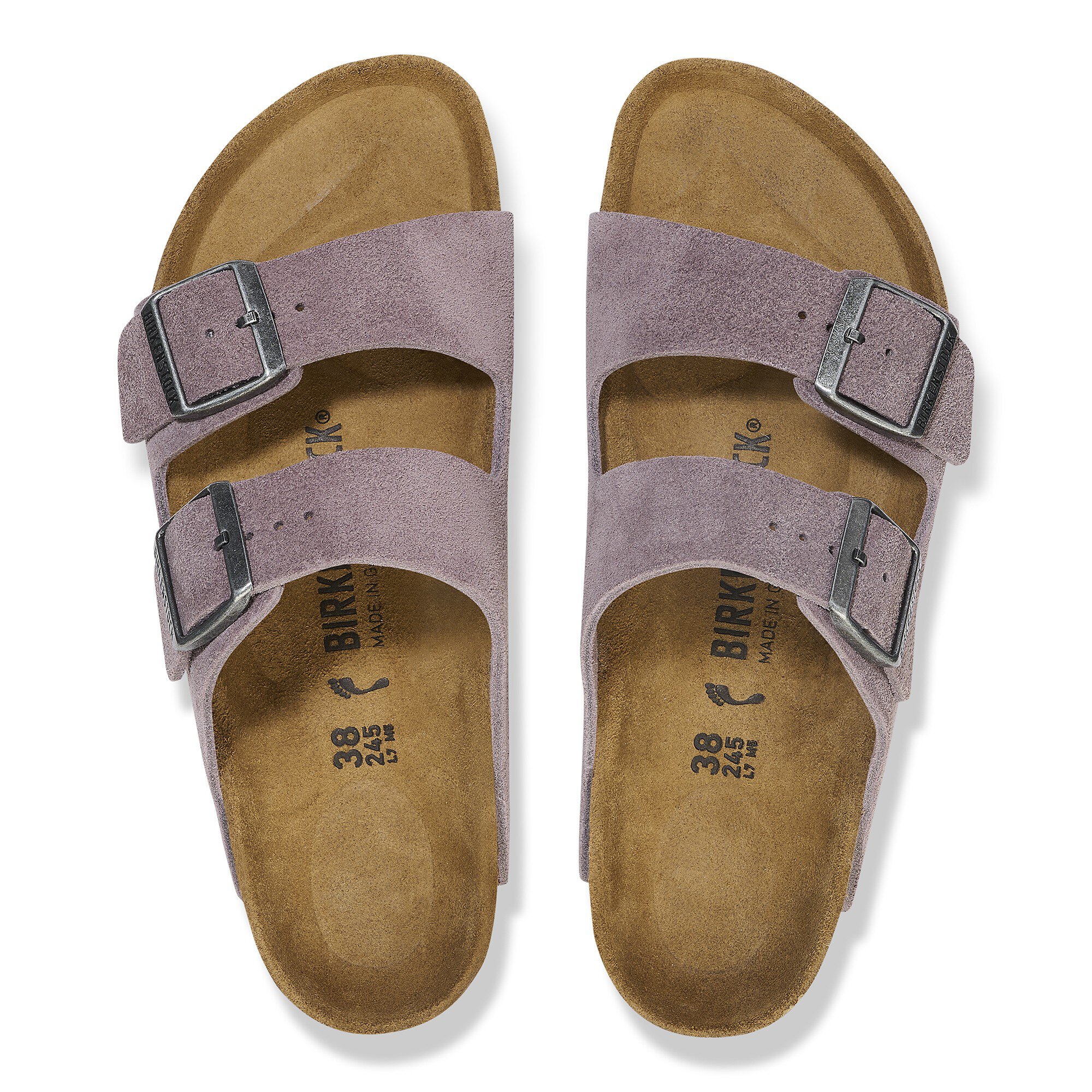 Arizona Suede Leather Faded Purple | BIRKENSTOCK