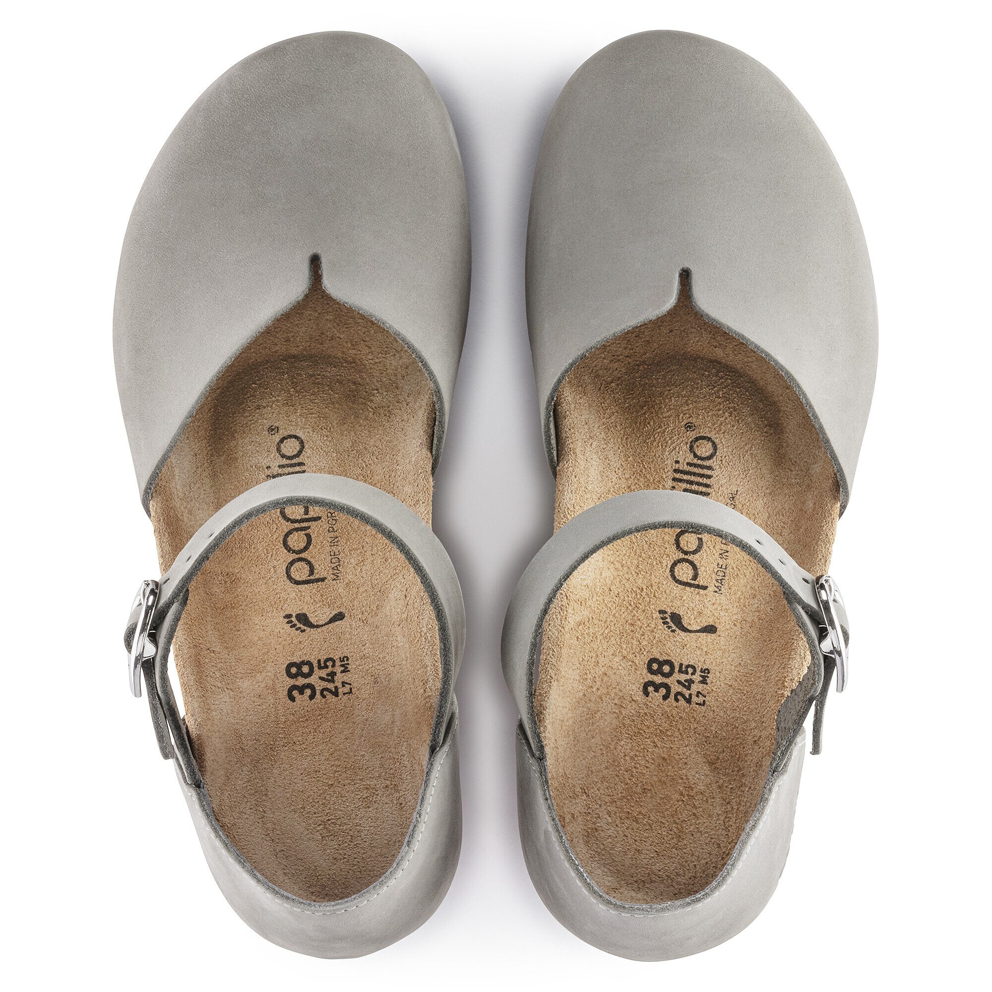 Mary Ring-Buckle Nubuck Dove Gray | BIRKENSTOCK